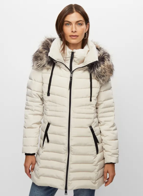 Sustainable Quilted Coat sold by Melanie Lyne