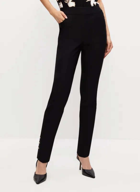Slit Detail Pull-On Pants sold by Melanie Lyne