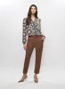 Paisley Blouse & Cuff Detail Ankle Pants sold by Melanie Lyne