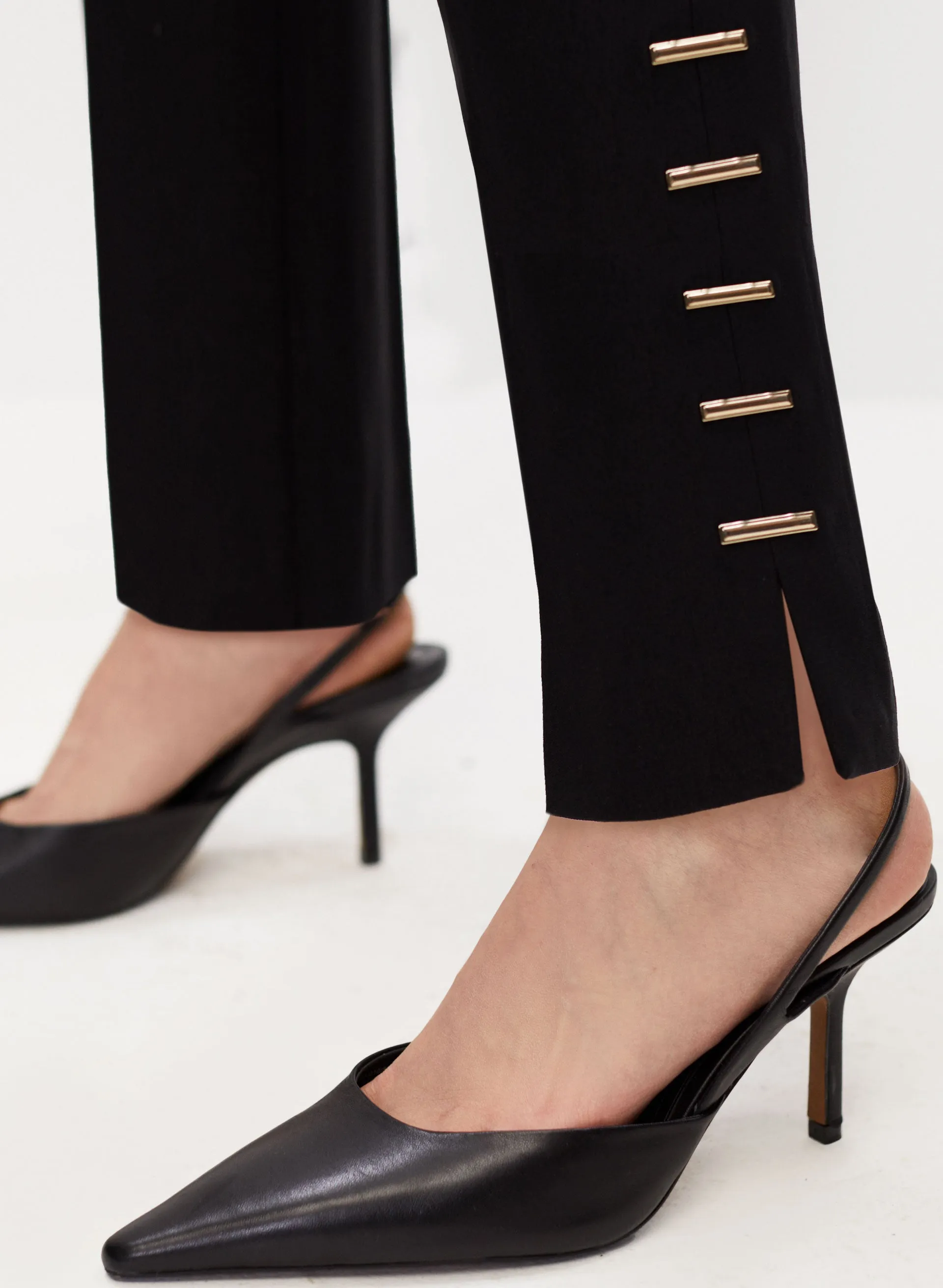 Slit Detail Pull-On Pants sold by Melanie Lyne product image thumbnail 3