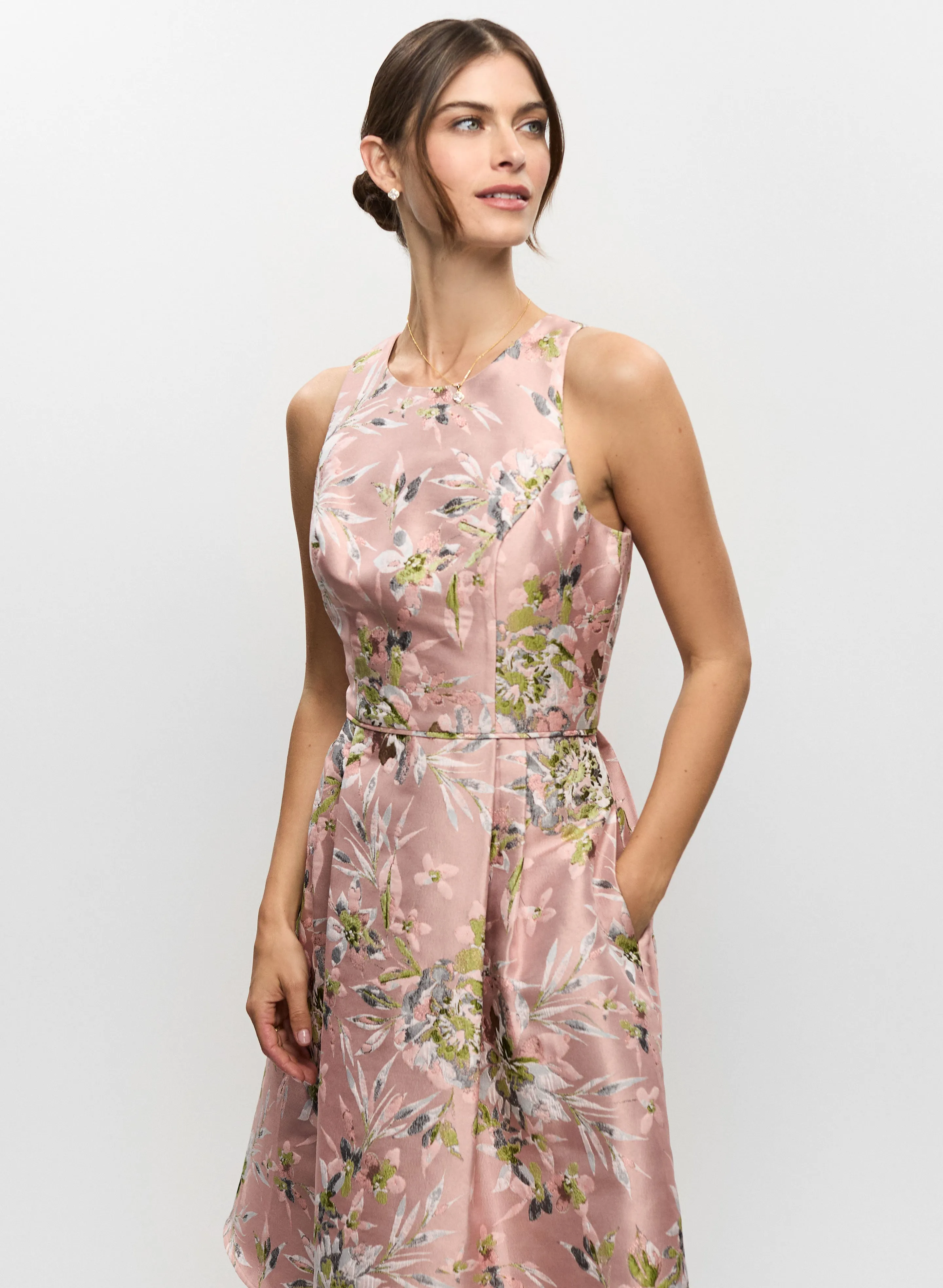 Floral Jacquard Dress sold by Melanie Lyne product image thumbnail 5