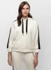 Contrast Stripe Hooded Top sold by Melanie Lyne