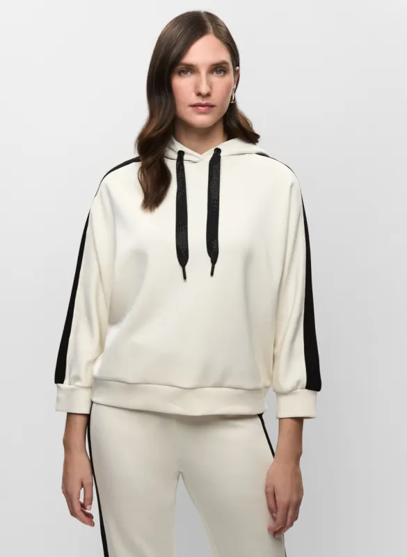 Contrast Stripe Hooded Top sold by Melanie Lyne