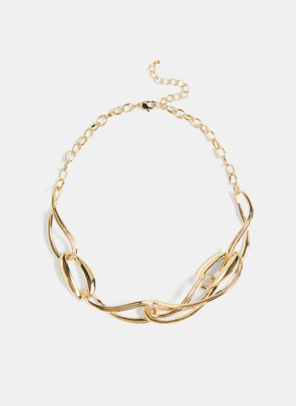 Abstract Chain Link Necklace sold by Melanie Lyne