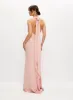 Eliza J - Draped Tie-Back Halter Dress sold by Melanie Lyne