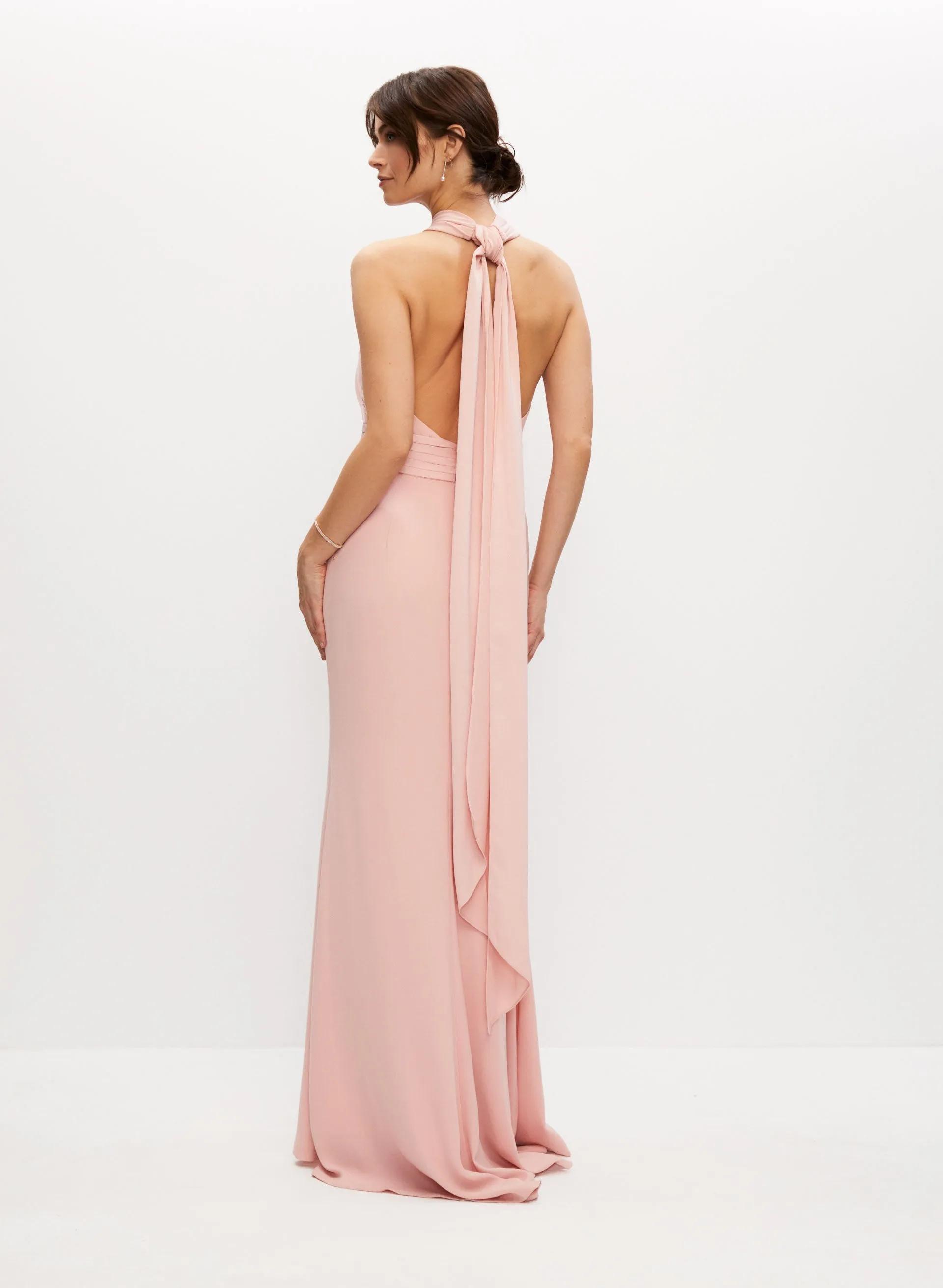 Eliza J - Draped Tie-Back Halter Dress sold by Melanie Lyne product image thumbnail 2