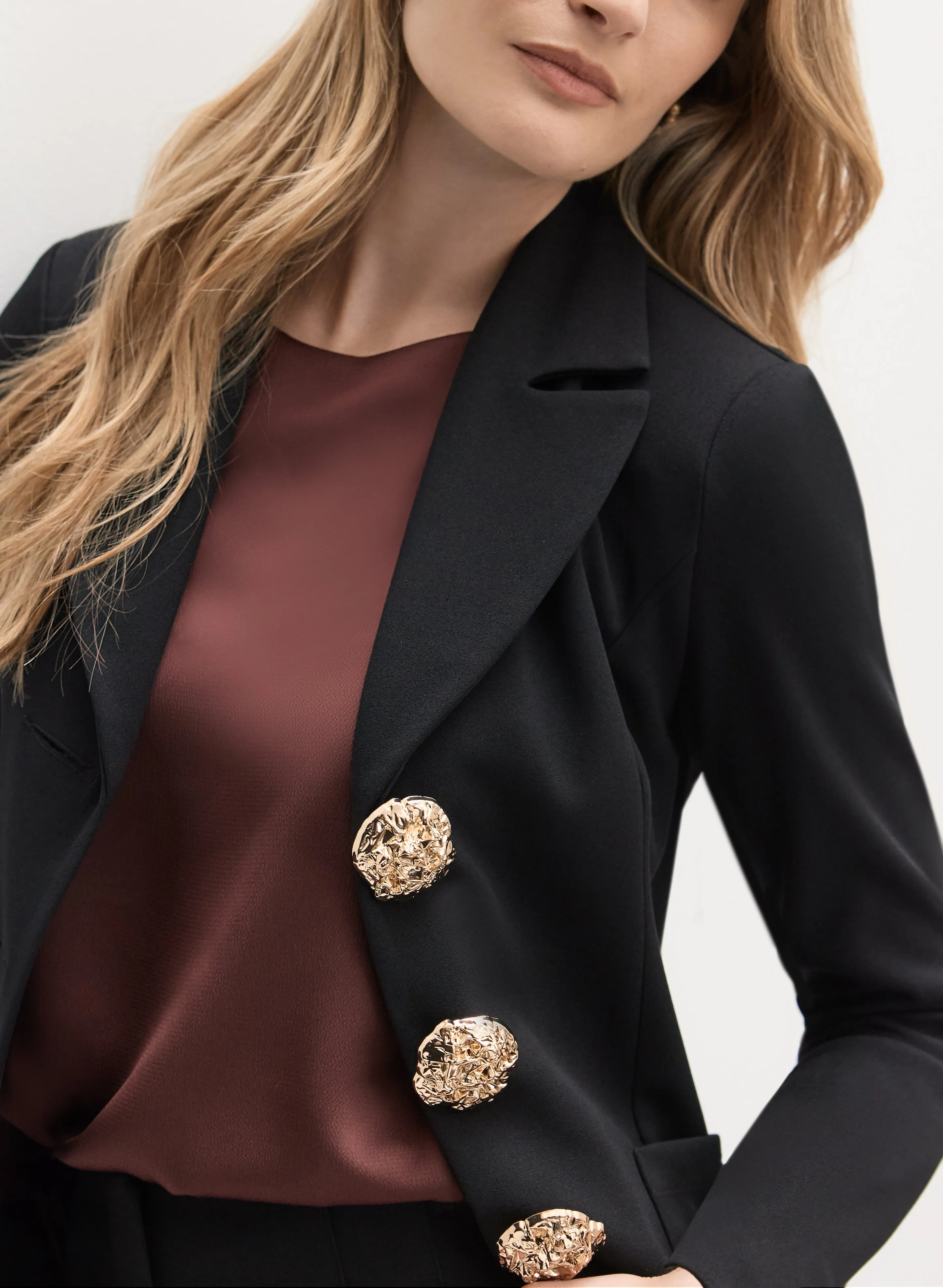 Joseph Ribkoff - Embossed Button Front Jacket sold by Melanie Lyne product image thumbnail 2