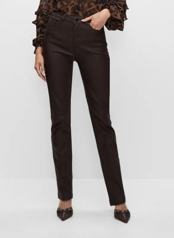 Coated Straight Leg Jeans sold by Melanie Lyne