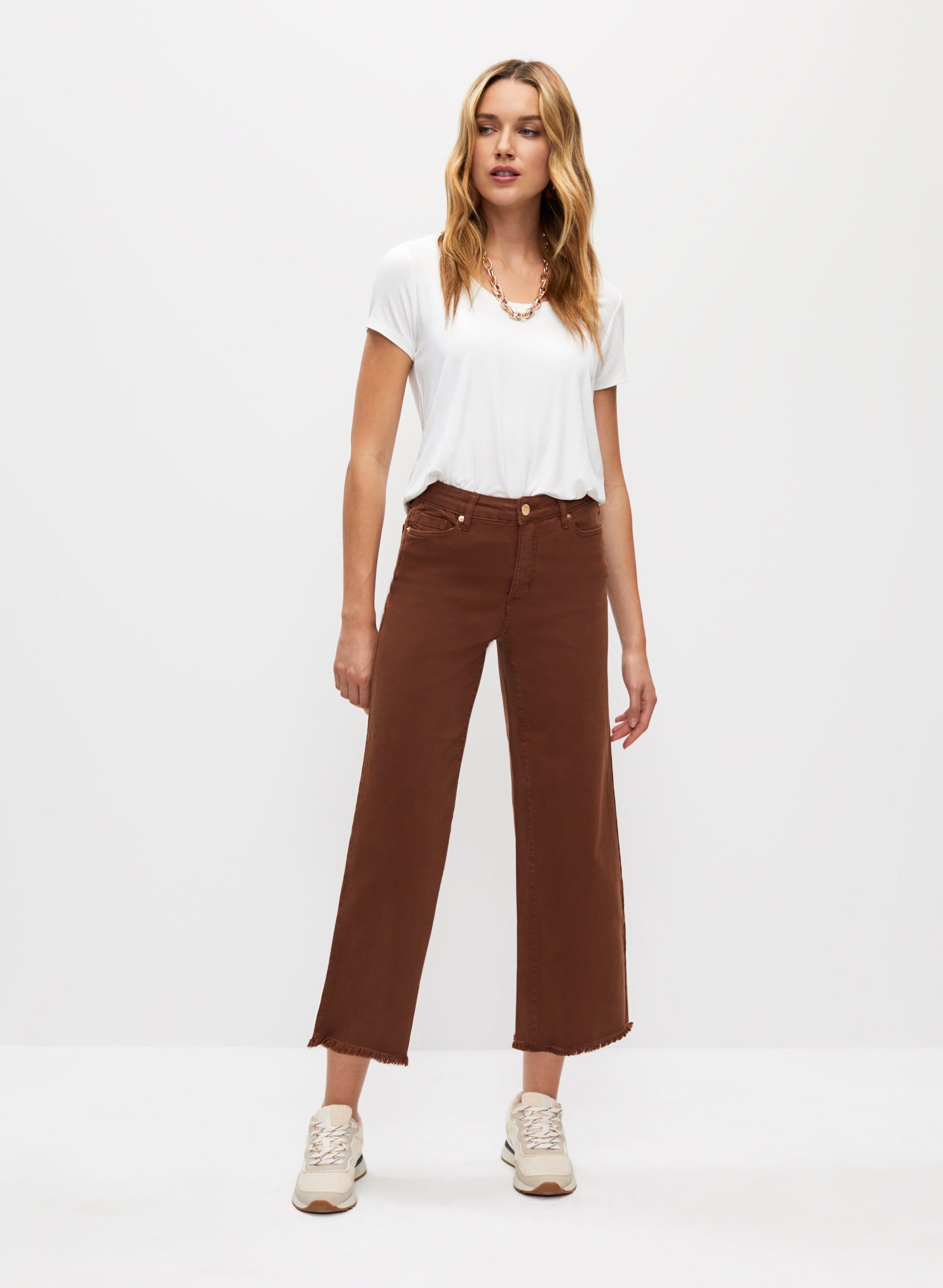 Wide Leg Denim Culottes sold by Melanie Lyne