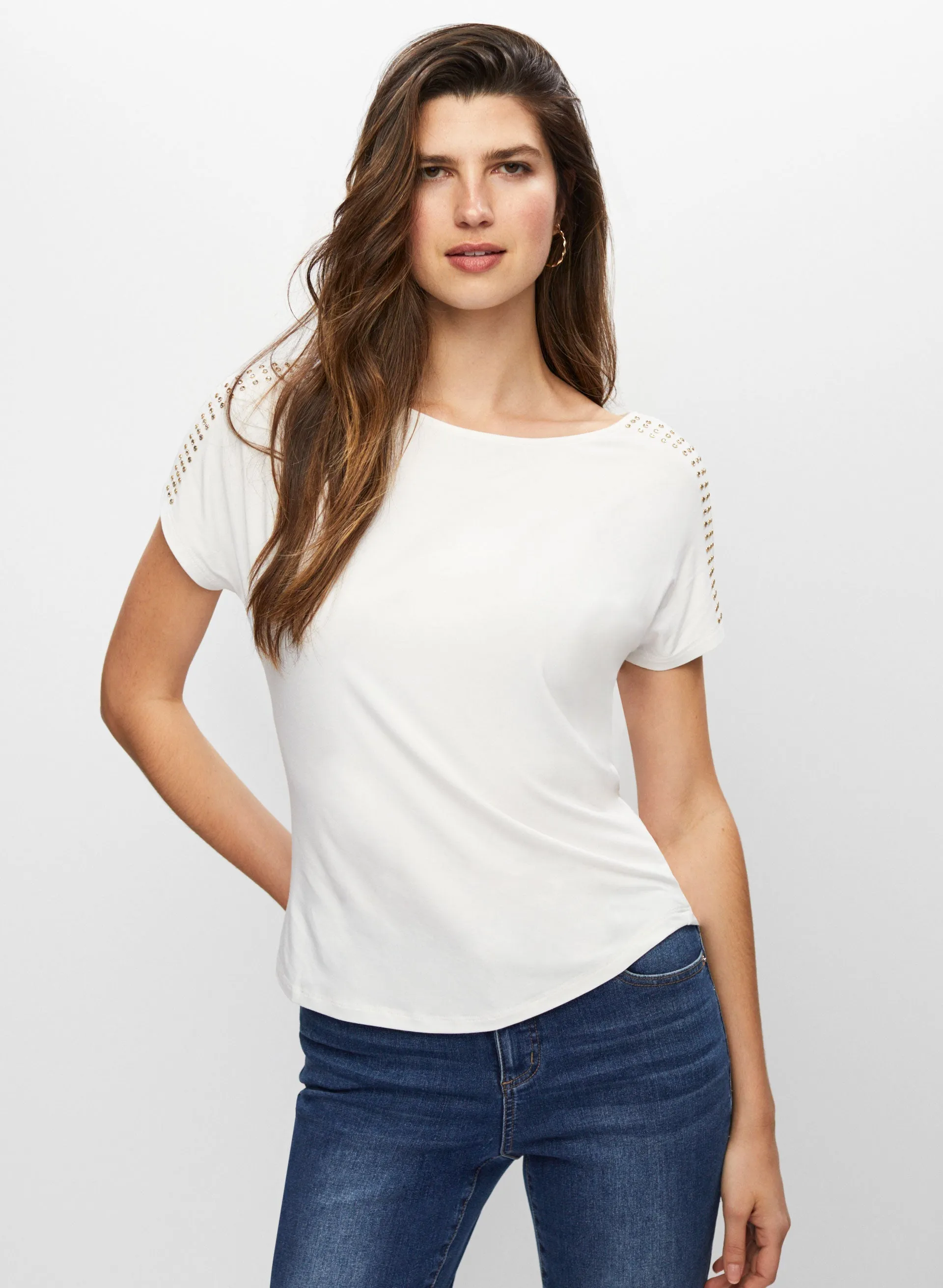 Stud Detail Top sold by Melanie Lyne product image thumbnail 5