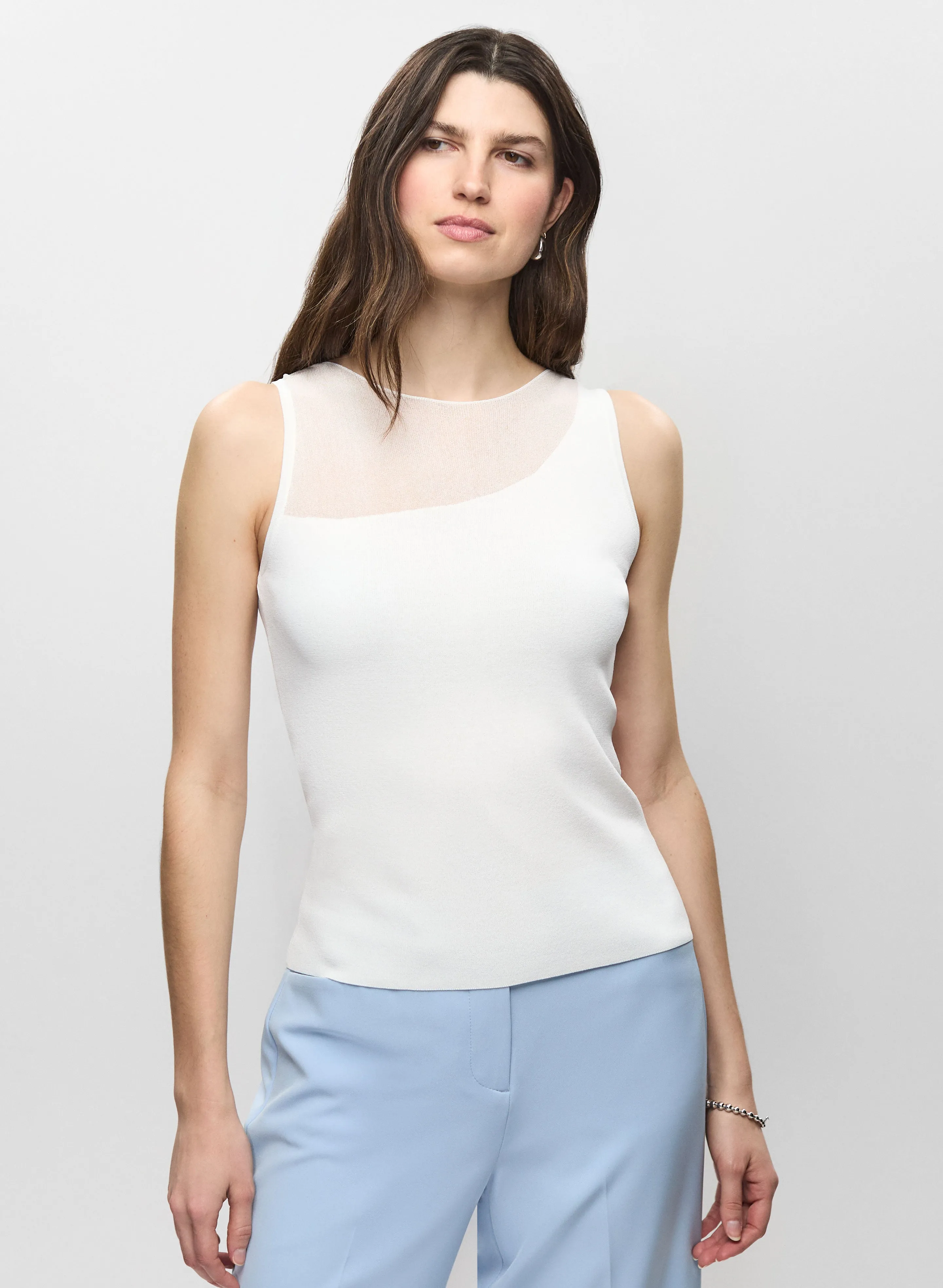 Sheer Detail Cami sold by Melanie Lyne product image thumbnail 5