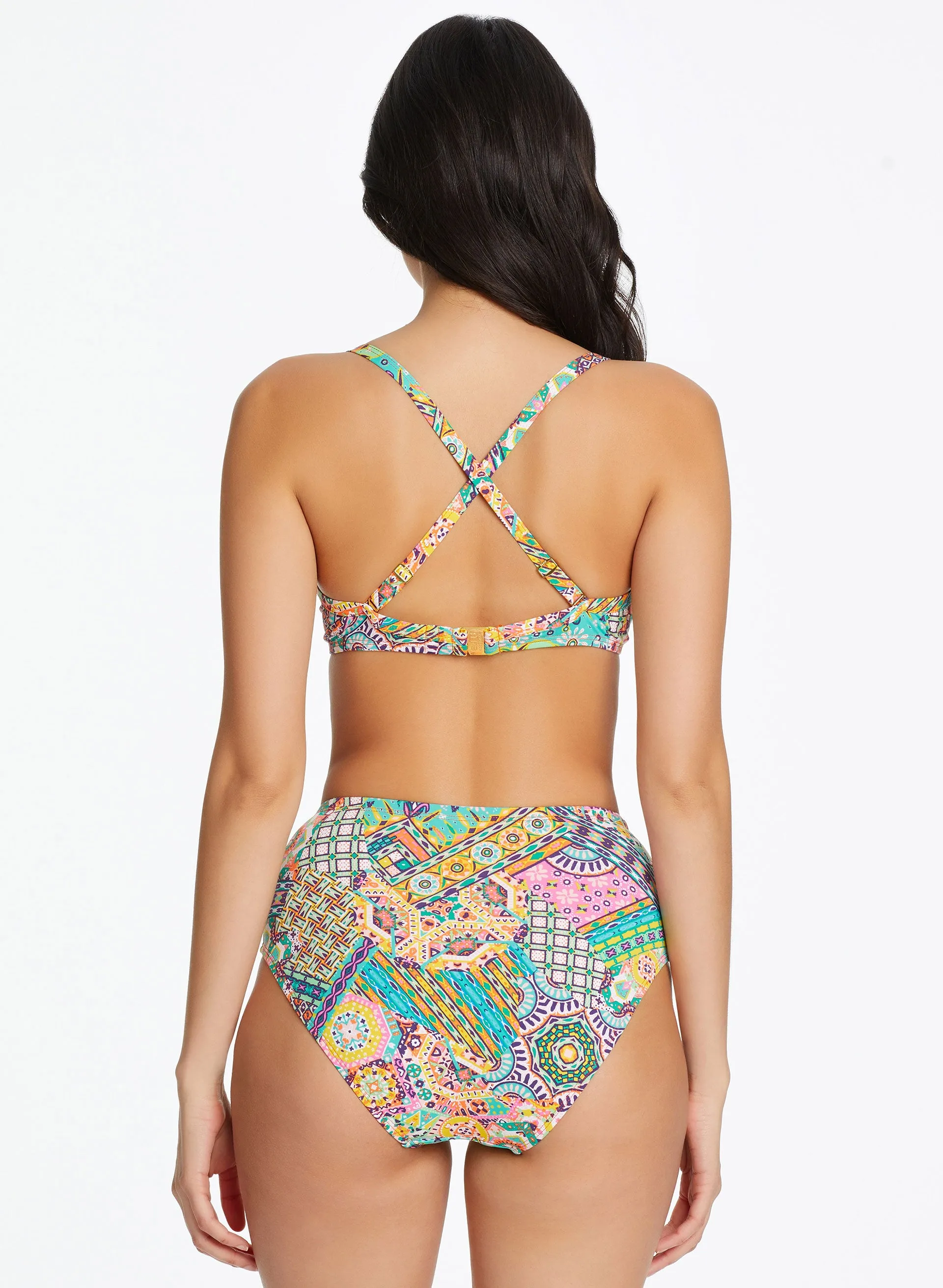 Bleu by Rod Beattie - Patchwork Swimsuit Bottom sold by Melanie Lyne product image thumbnail 2