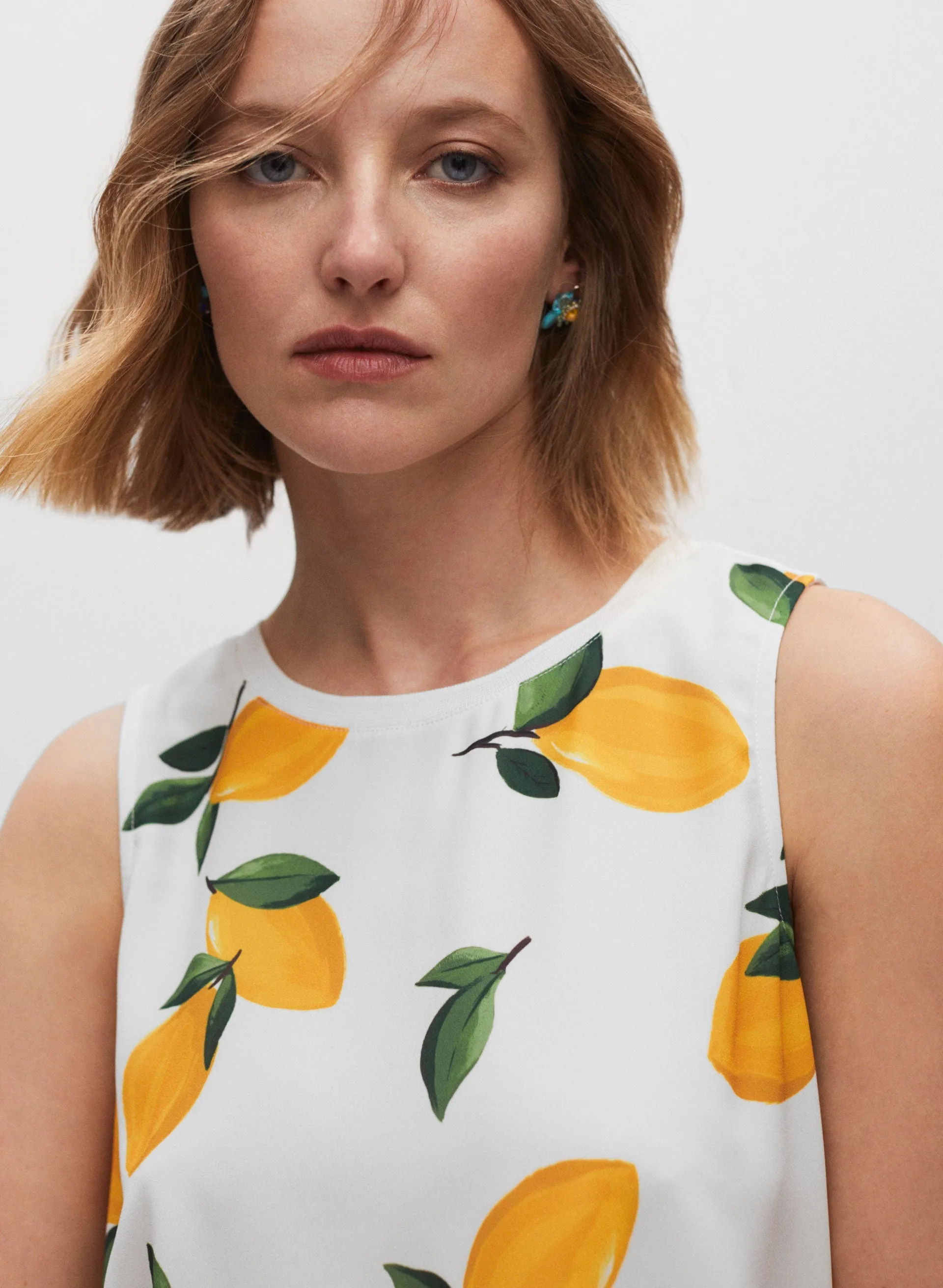 Lemon Print Top sold by Melanie Lyne product image thumbnail 3