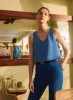 Sleeveless V-Neck Blouse sold by Melanie Lyne