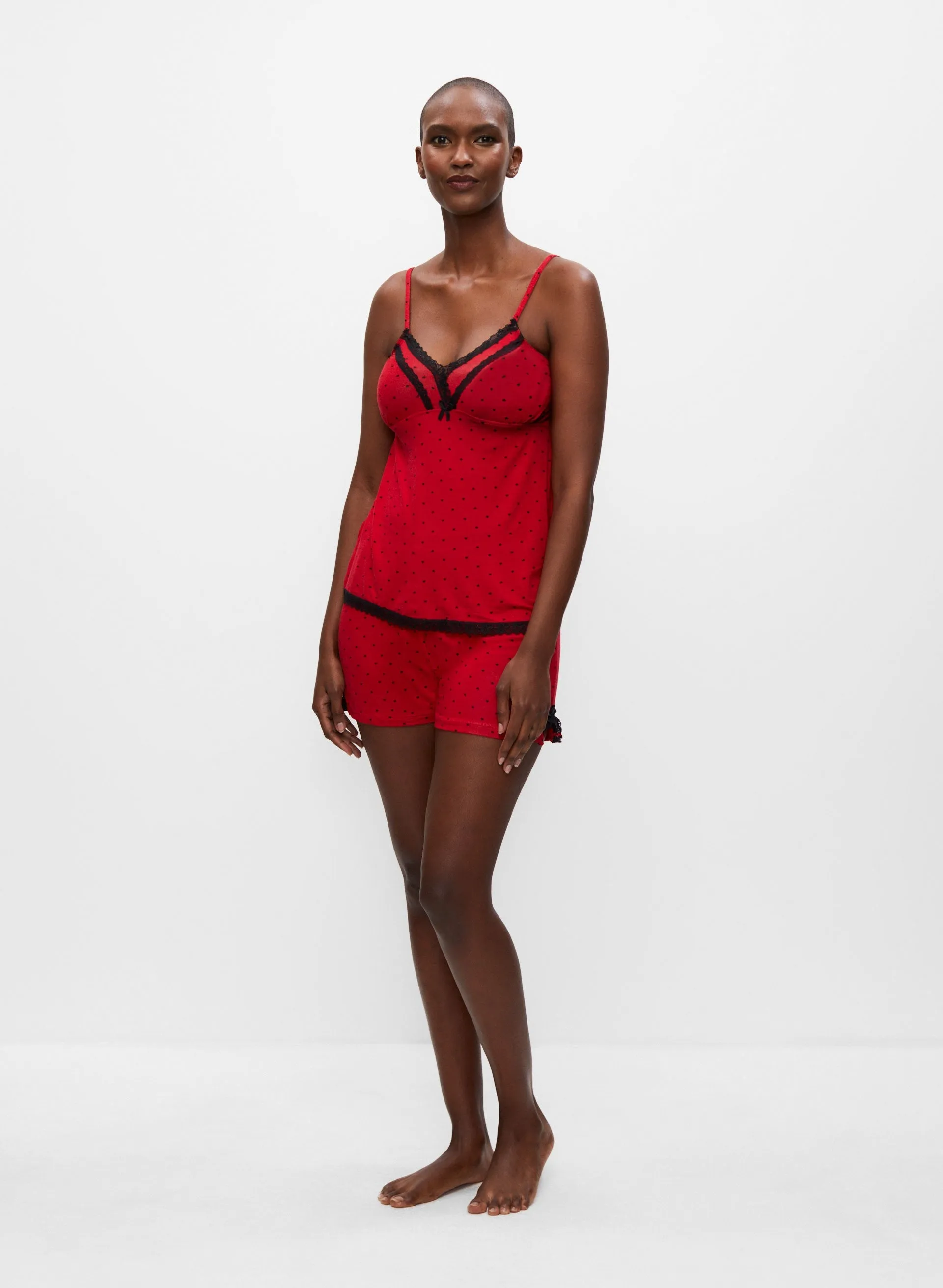 Lace Trim Pyjama Set sold by Melanie Lyne