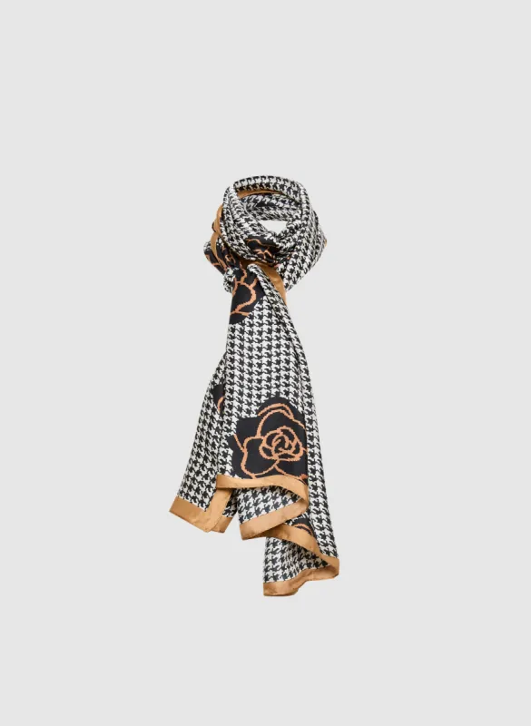 Mixed Print Houndstooth Scarf sold by Melanie Lyne