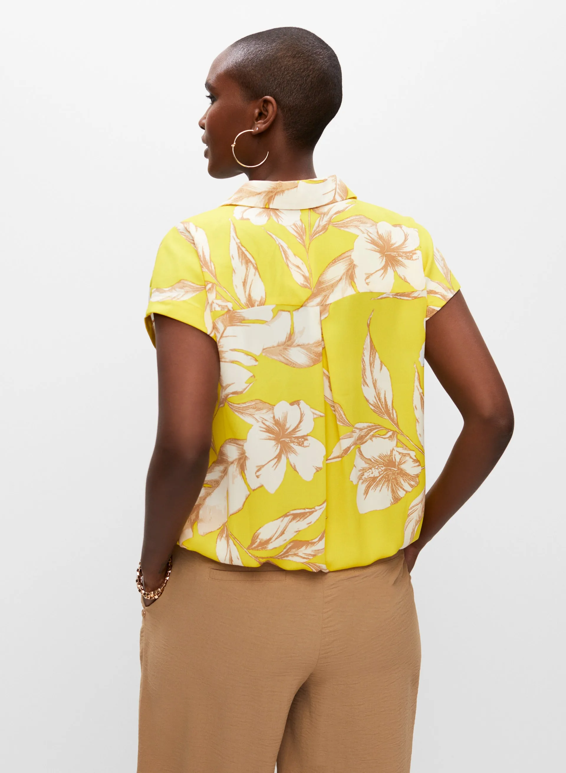 Tropical Floral Print Blouse sold by Melanie Lyne product image thumbnail 4