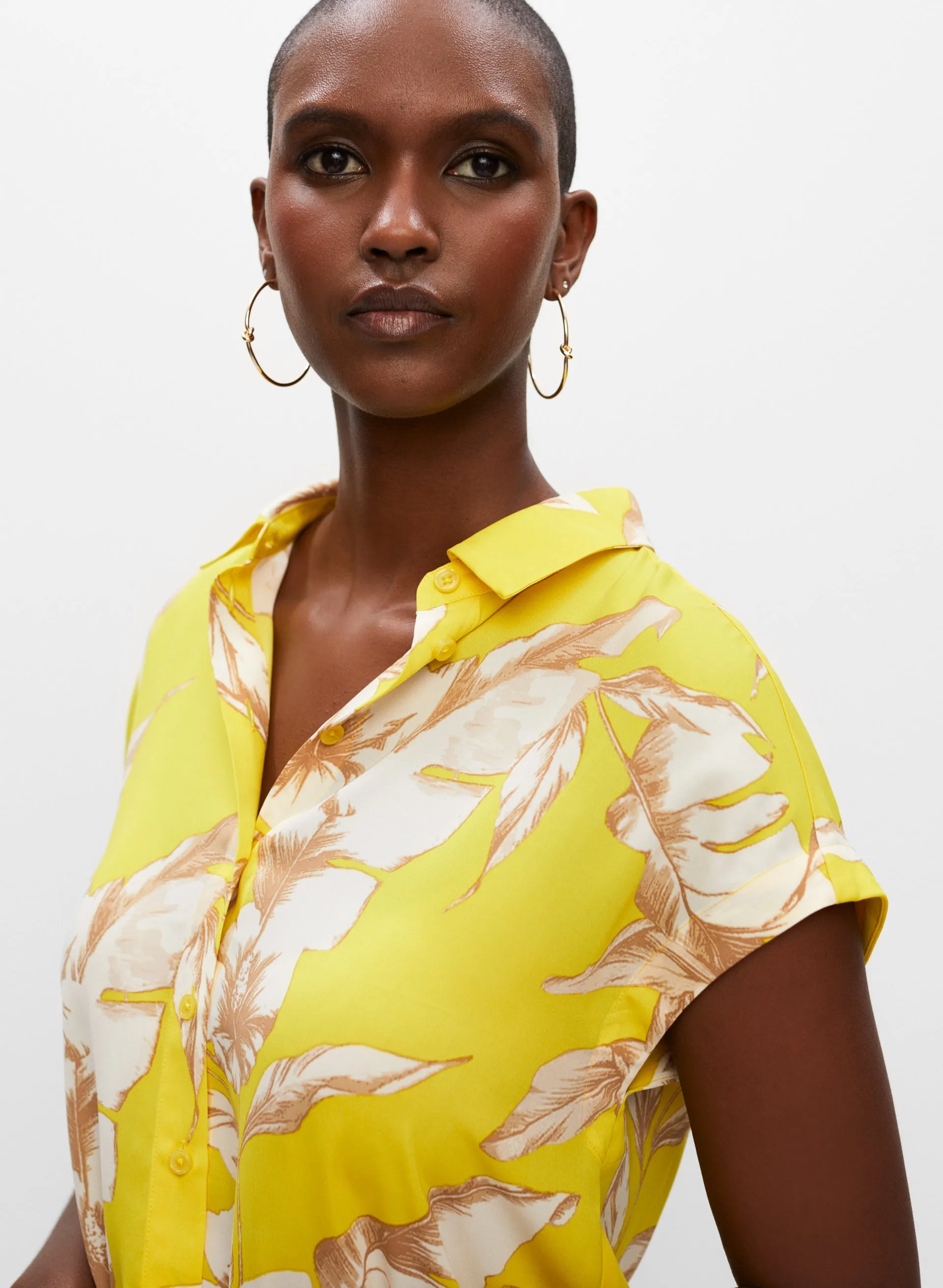 Tropical Floral Print Blouse sold by Melanie Lyne product image thumbnail 2