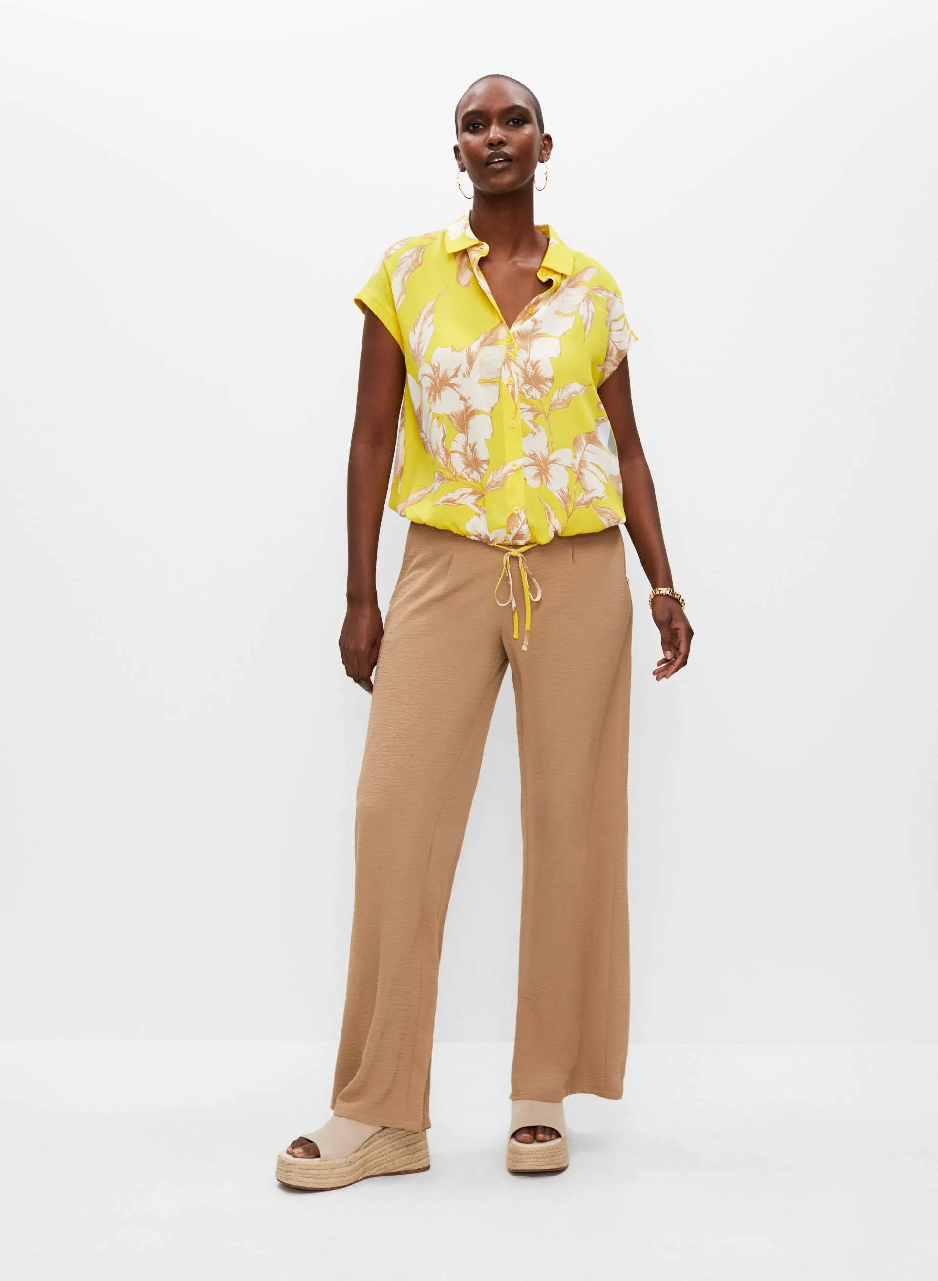 Tropical Floral Print Blouse sold by Melanie Lyne product image thumbnail 3