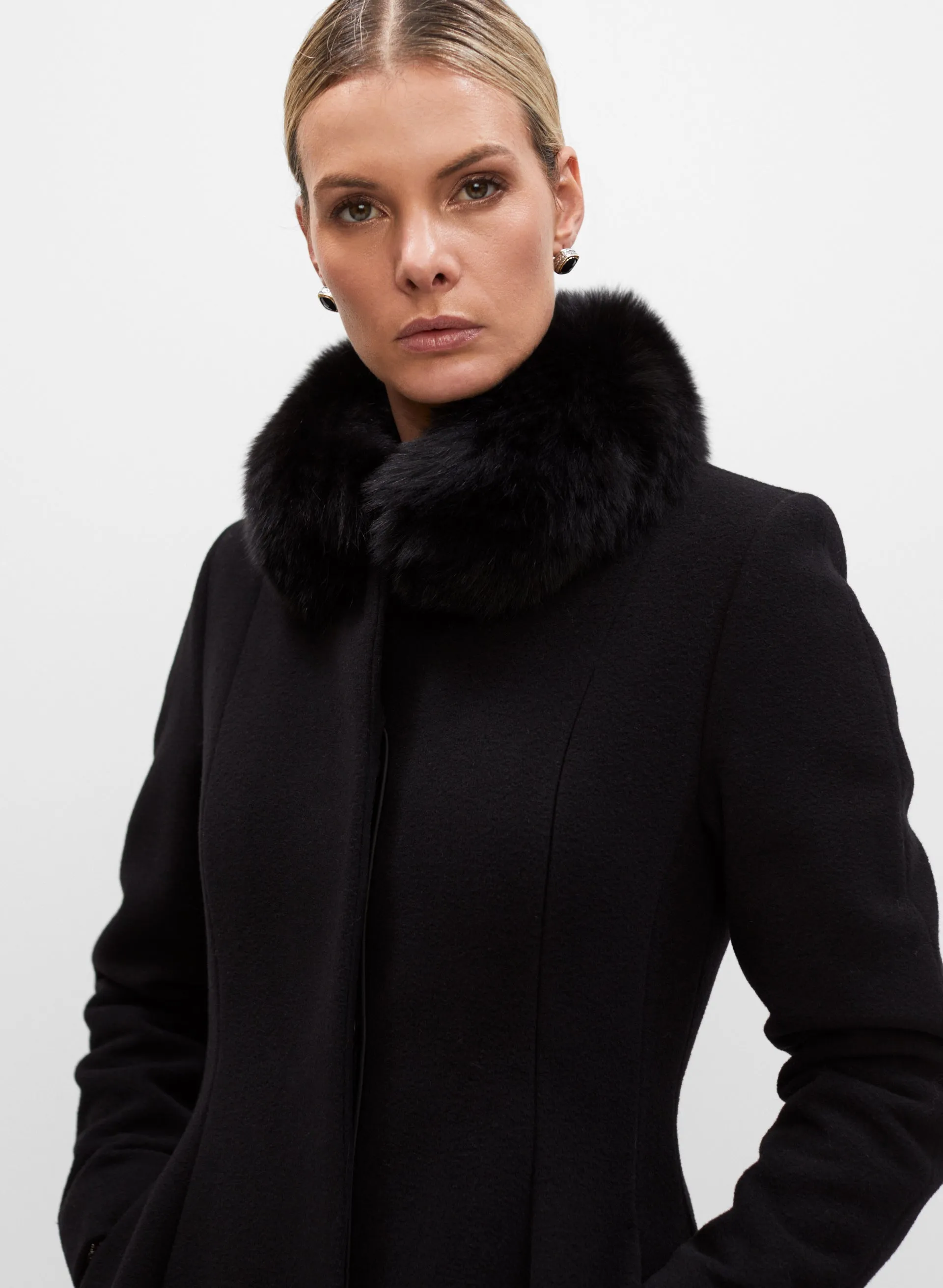 Mallia - Wool & Cashmere Blend Coat sold by Melanie Lyne product image thumbnail 2