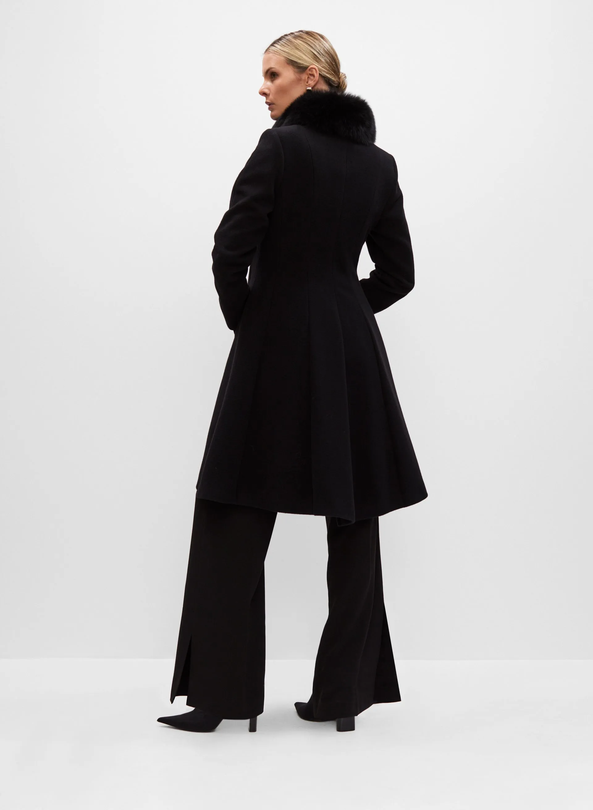 Mallia - Wool & Cashmere Blend Coat sold by Melanie Lyne product image thumbnail 3