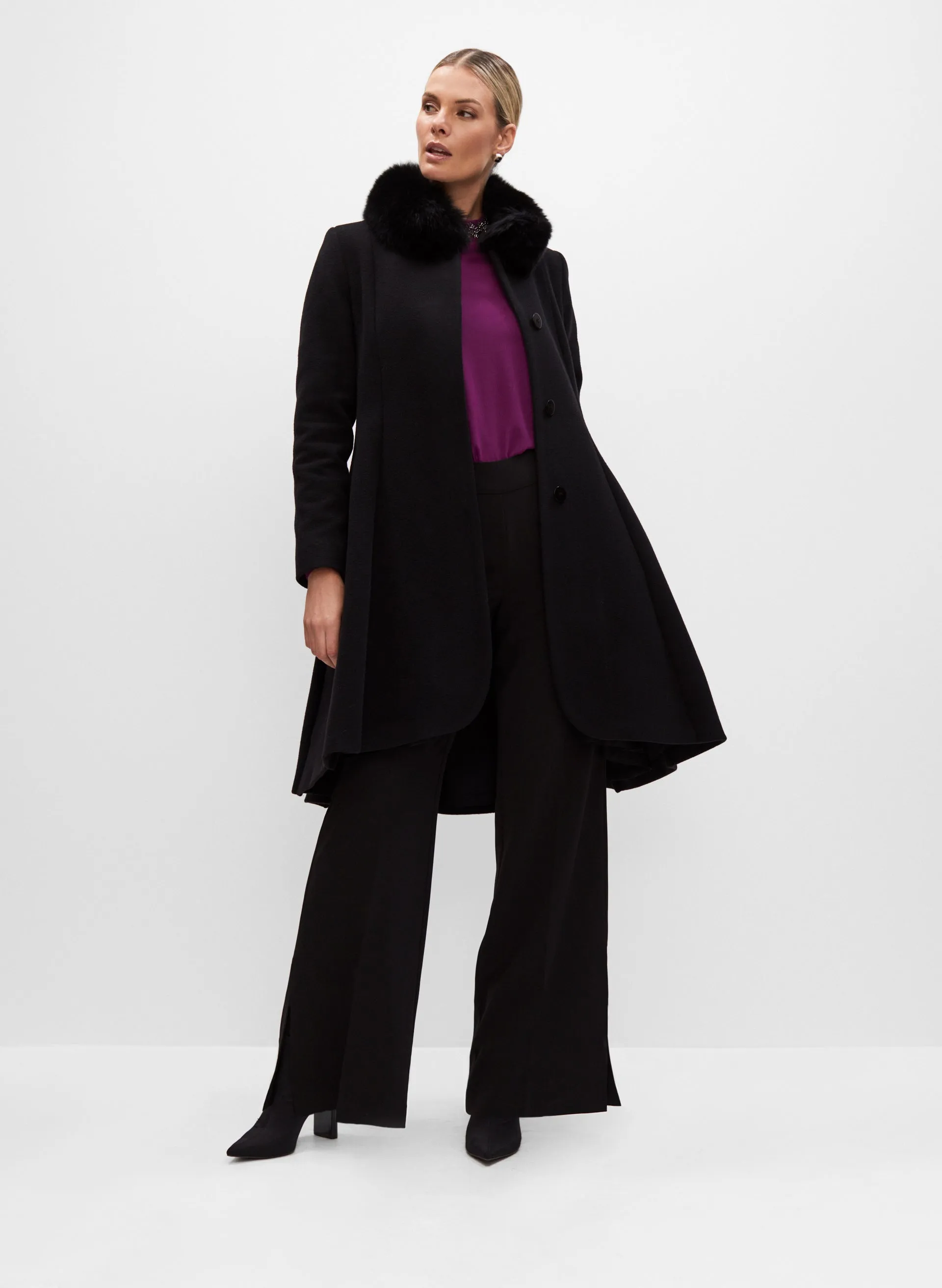 Mallia - Wool & Cashmere Blend Coat sold by Melanie Lyne product image thumbnail 4