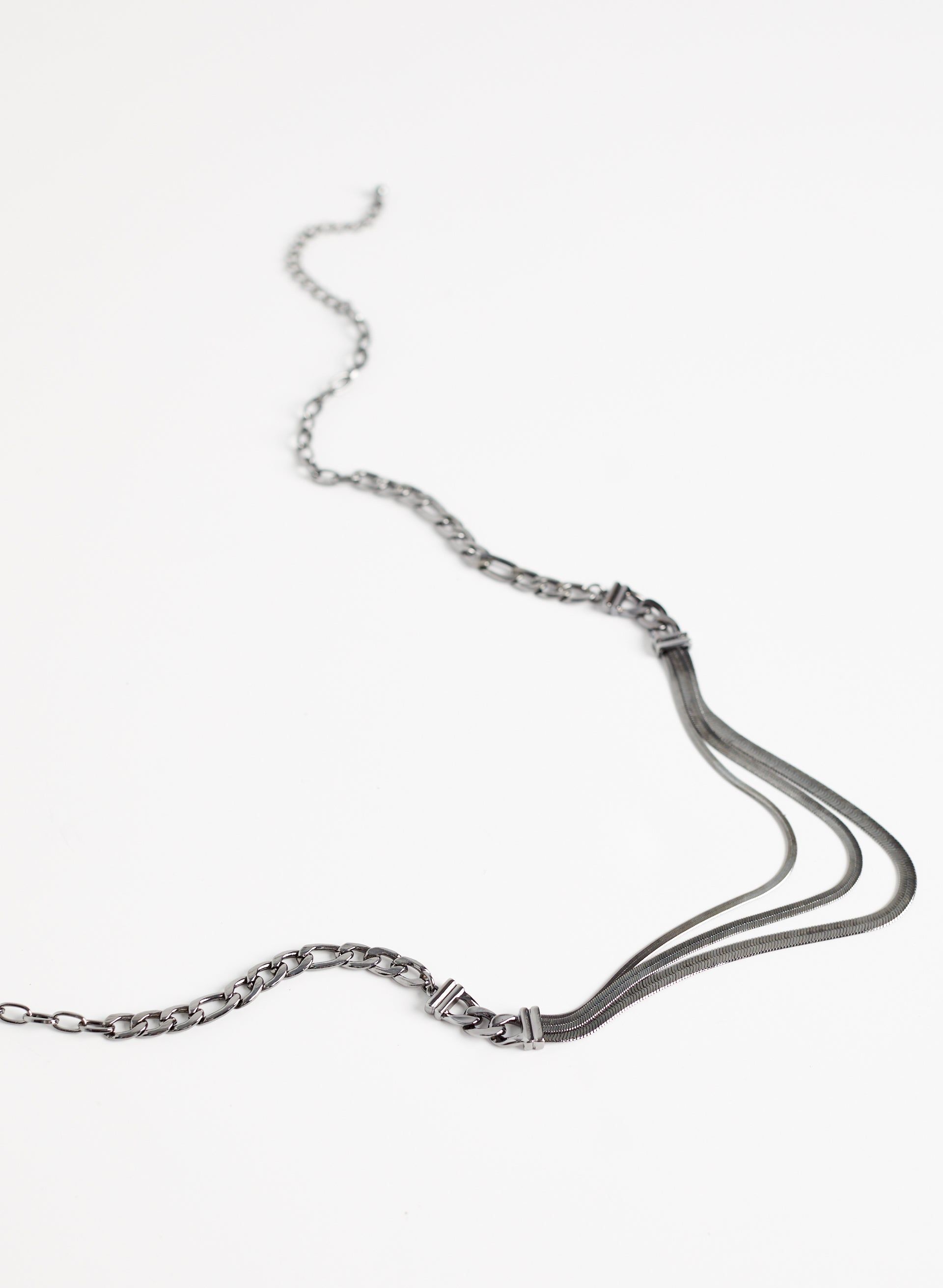 Triple Row Snake Chain Necklace sold by Melanie Lyne product image thumbnail 3