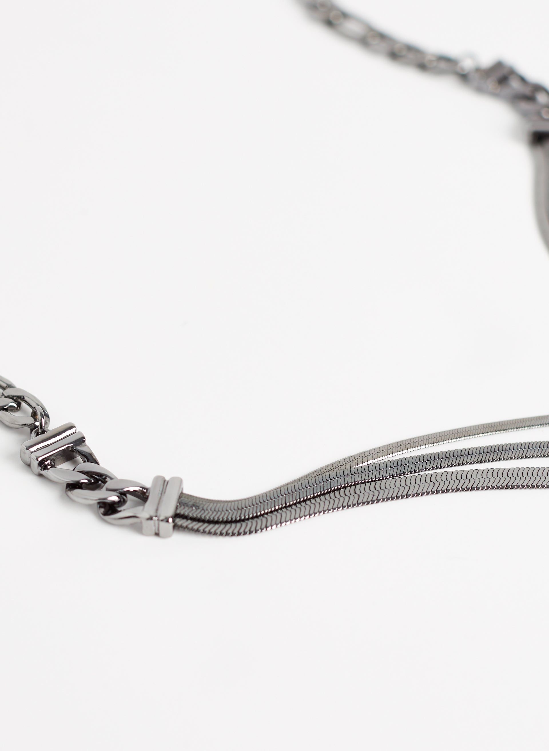 Triple Row Snake Chain Necklace sold by Melanie Lyne product image thumbnail 4