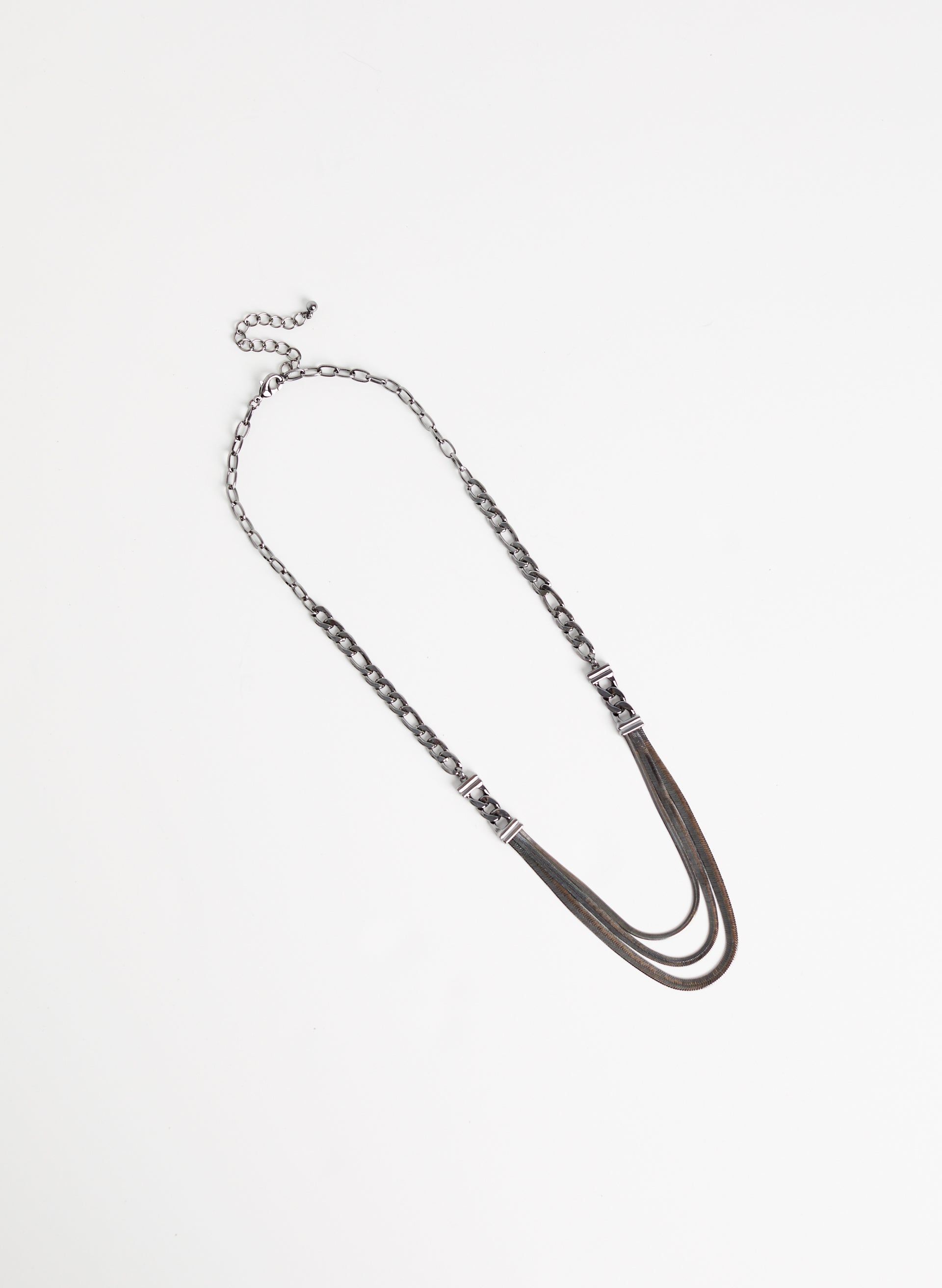 Triple Row Snake Chain Necklace sold by Melanie Lyne