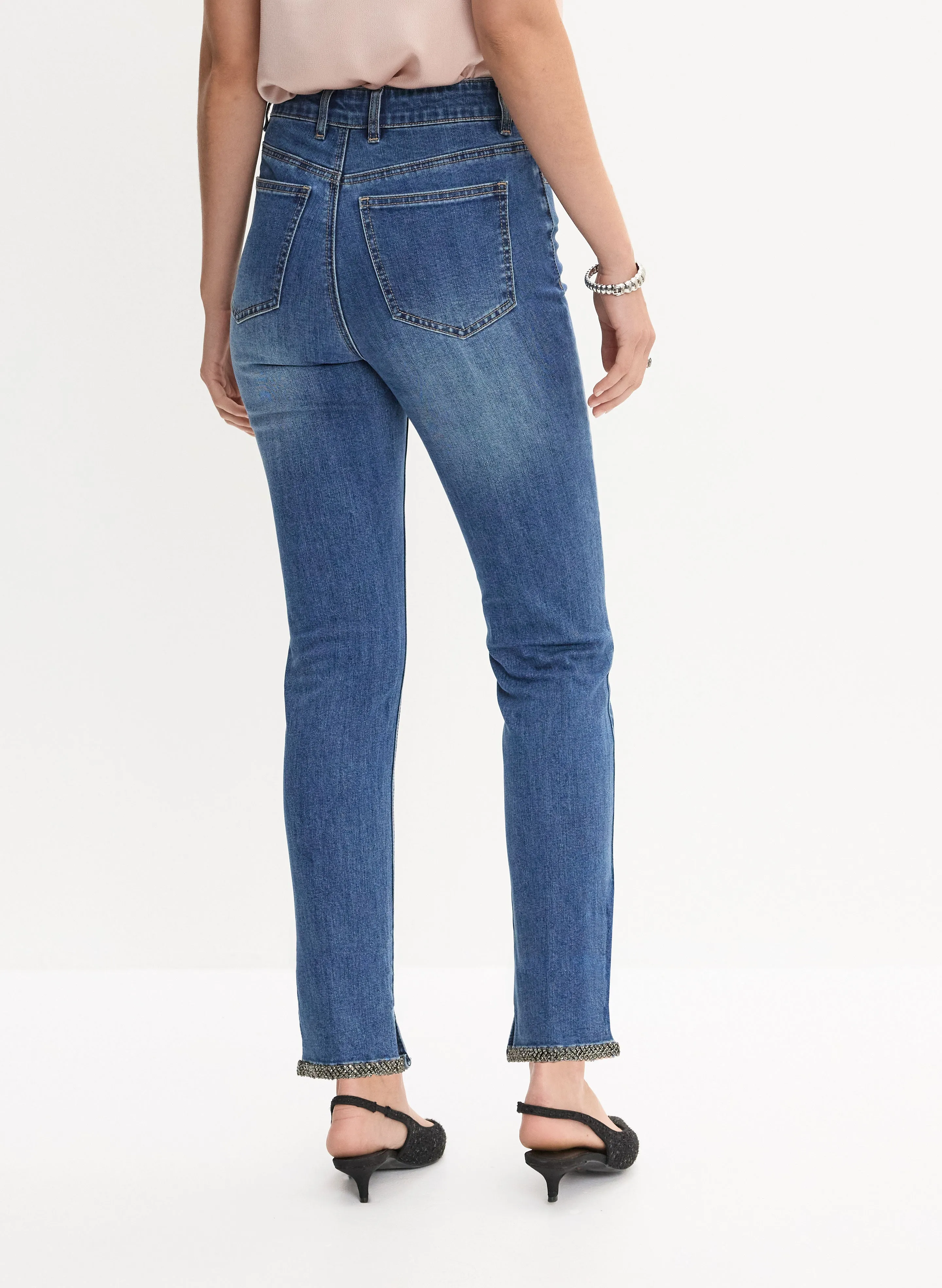 Embellished Hem Detail Jeans sold by Melanie Lyne product image thumbnail 2