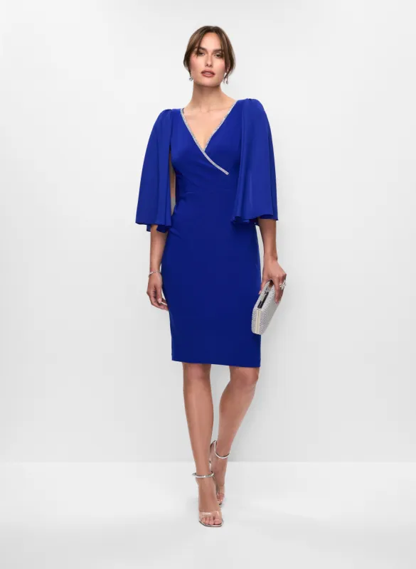 Joseph Ribkoff - Cape Sleeve Dress made by Melanie Lyne