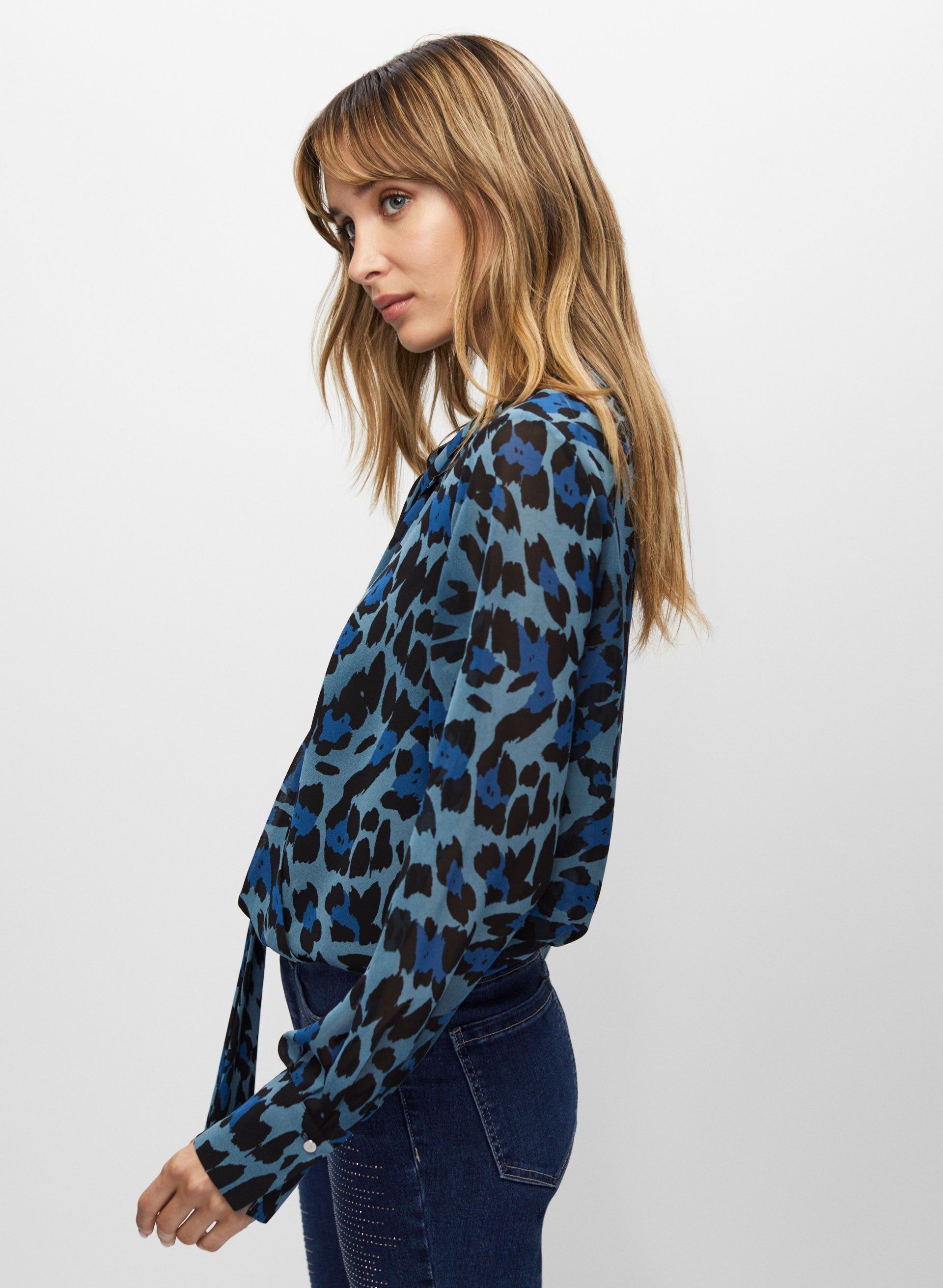 Leopard Print Blouse sold by Melanie Lyne product image thumbnail 5