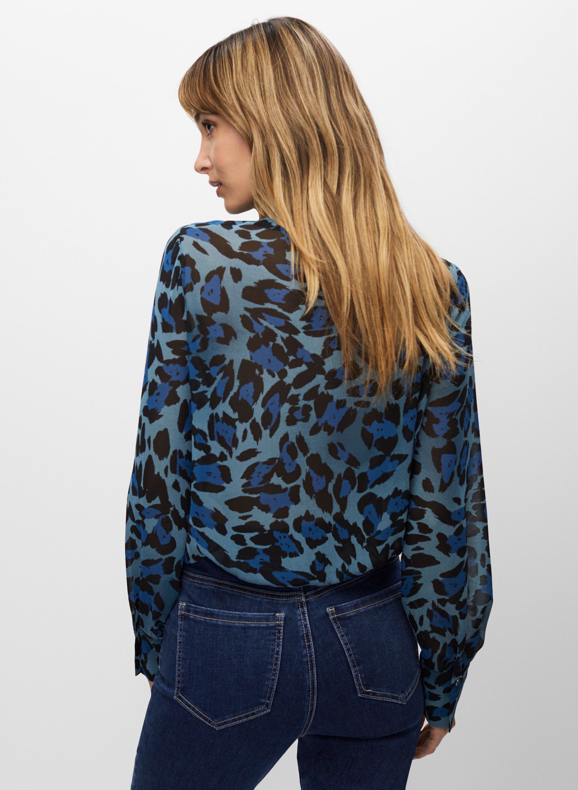 Leopard Print Blouse sold by Melanie Lyne product image thumbnail 2