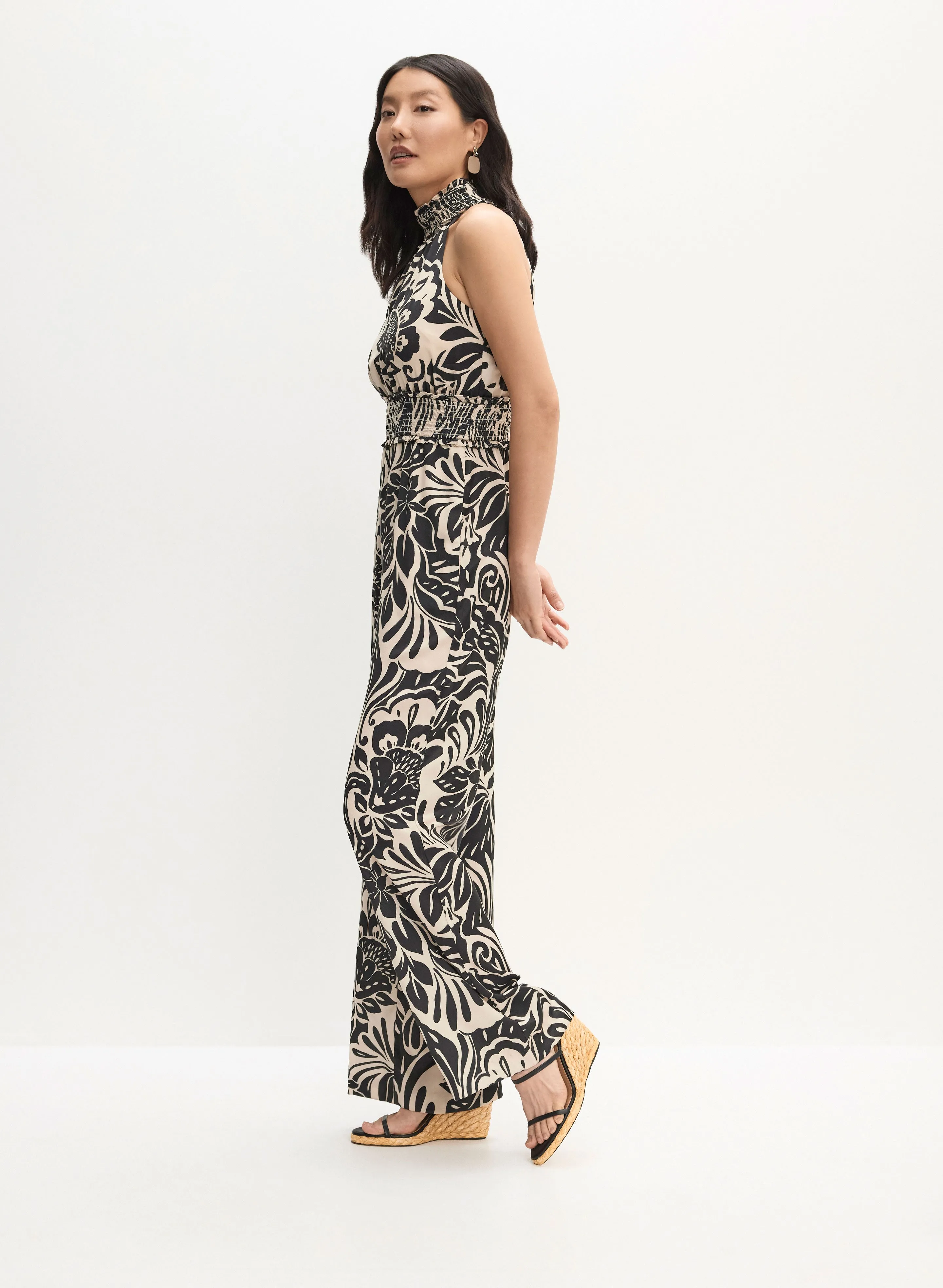 Sleeveless Floral Print Jumpsuit sold by Melanie Lyne product image thumbnail 3