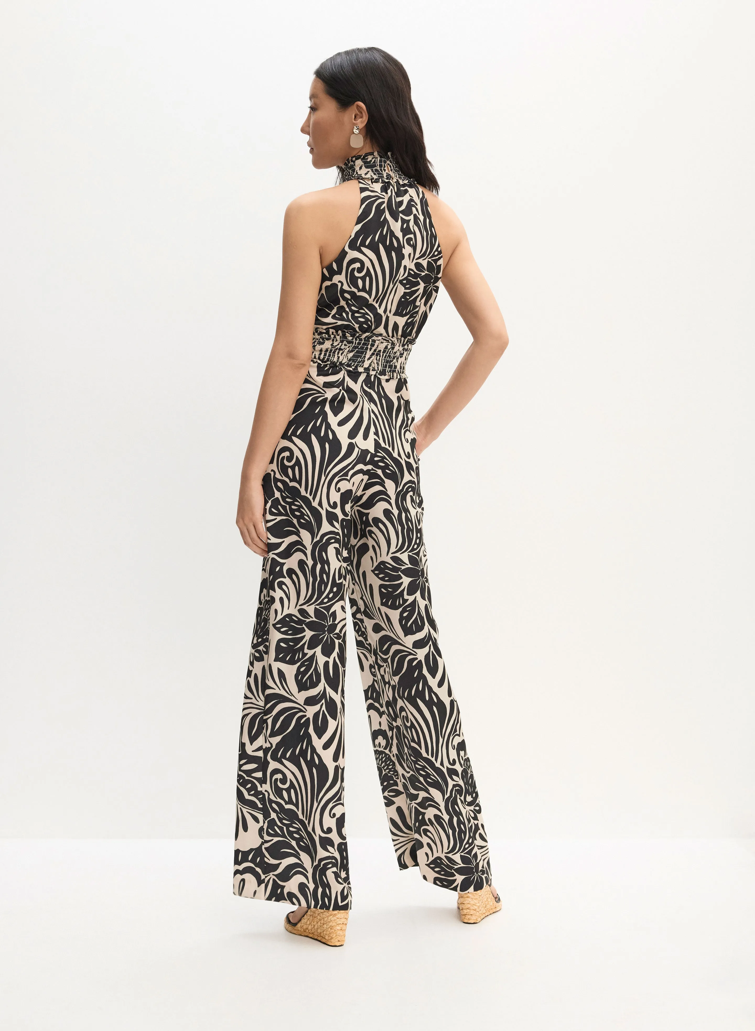 Sleeveless Floral Print Jumpsuit sold by Melanie Lyne product image thumbnail 2