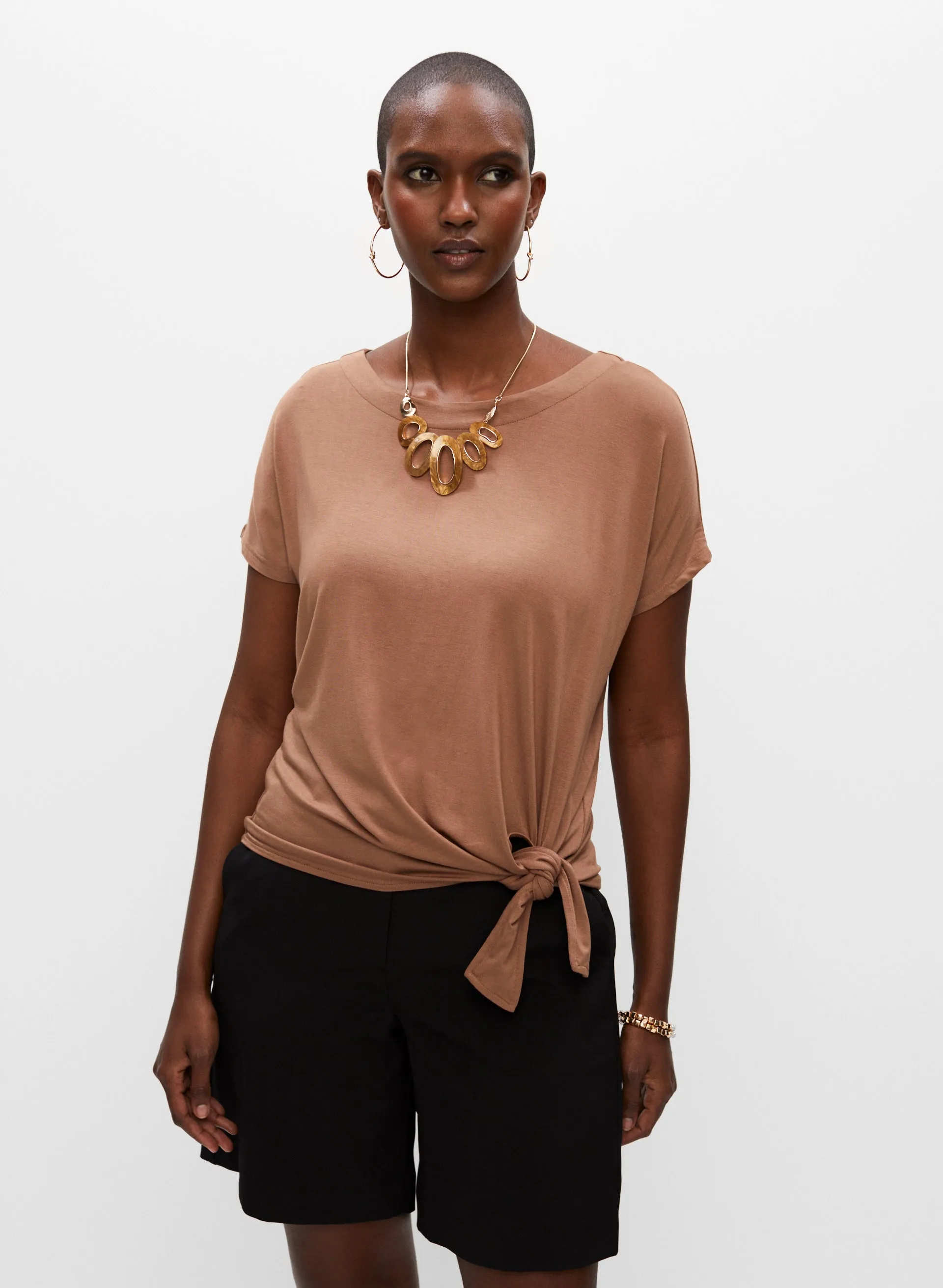 Tie Detail Tee sold by Melanie Lyne