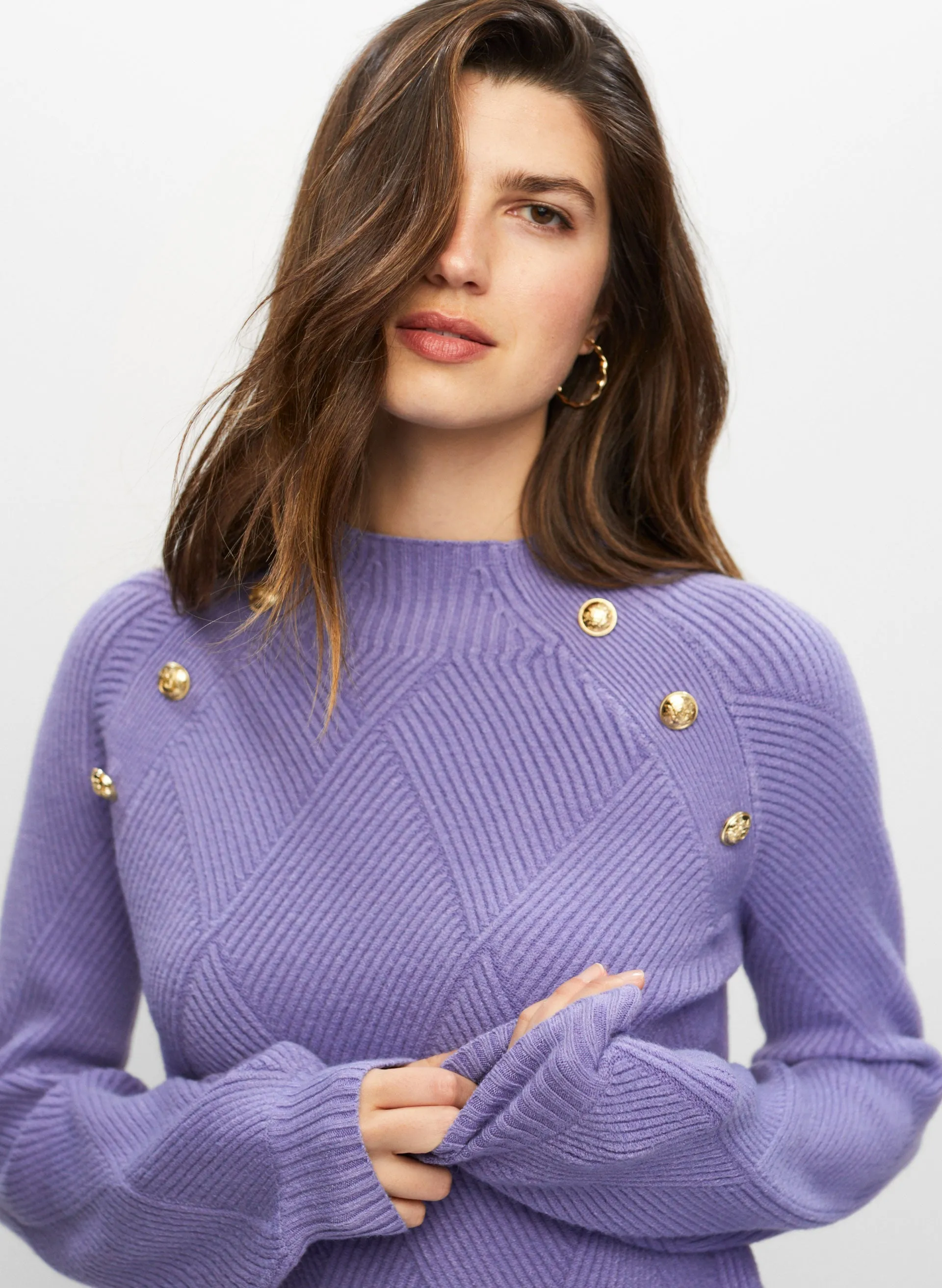 Diamond Rib Knit Pullover Sweater sold by Melanie Lyne product image thumbnail 2