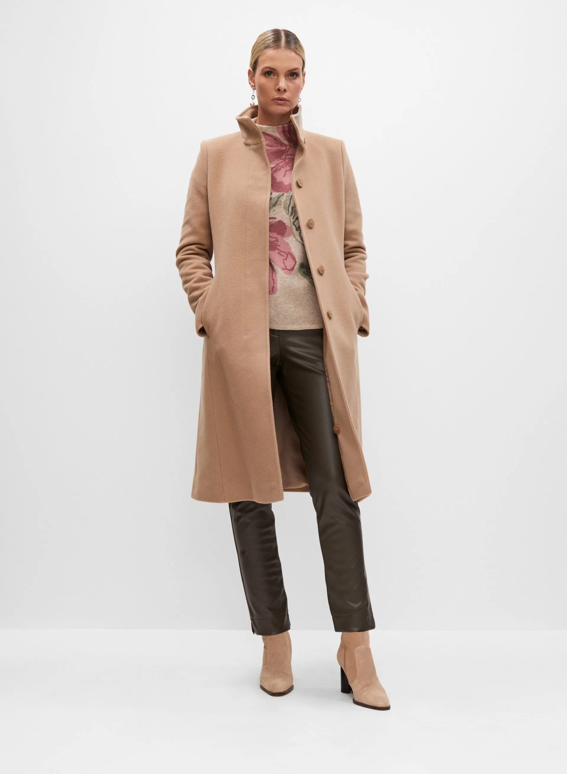 Mallia - Wool & Cashmere Coat sold by Melanie Lyne product image thumbnail 4