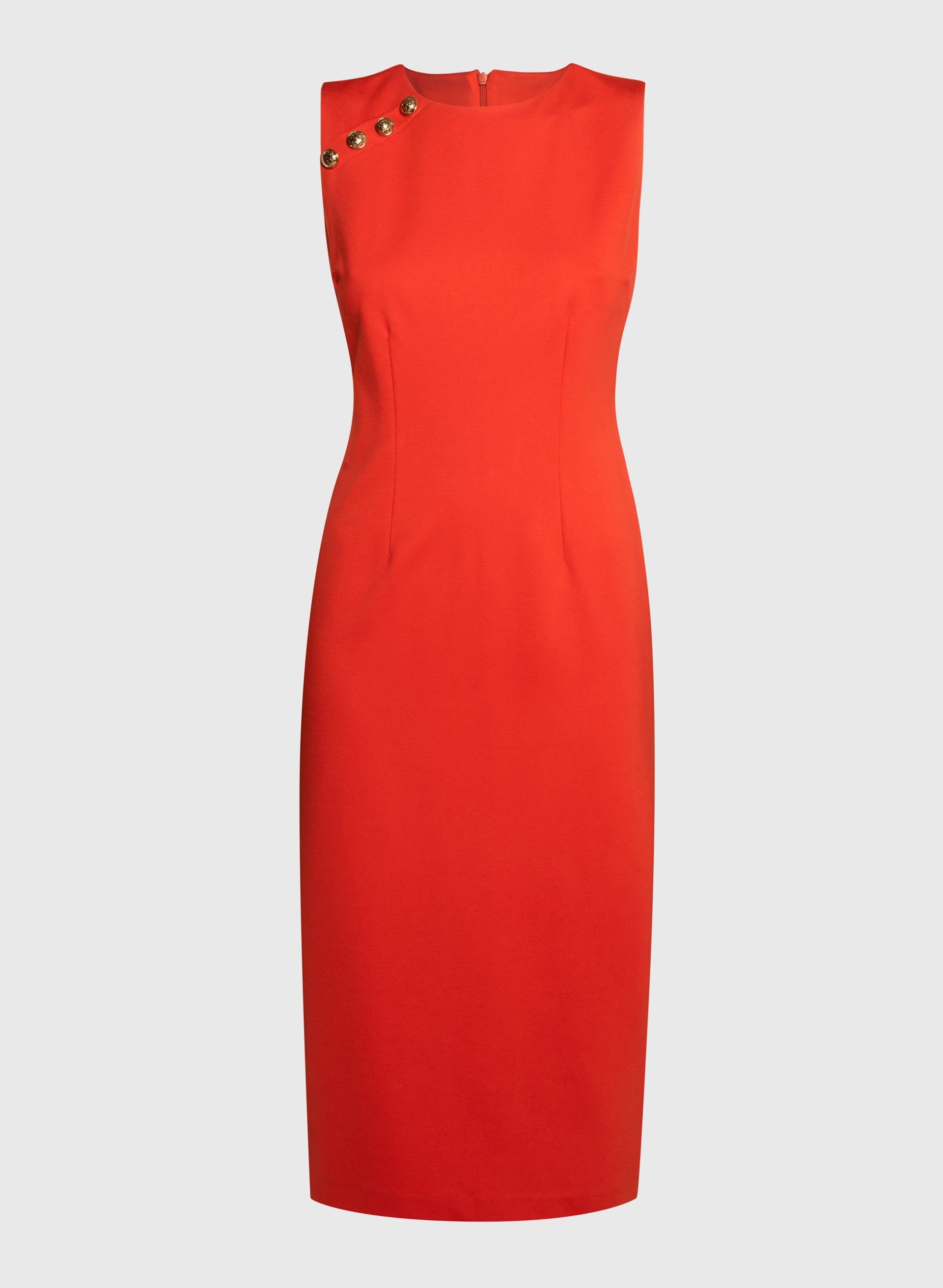 Sleeveless Button Detail Dress sold by Melanie Lyne product image thumbnail 5