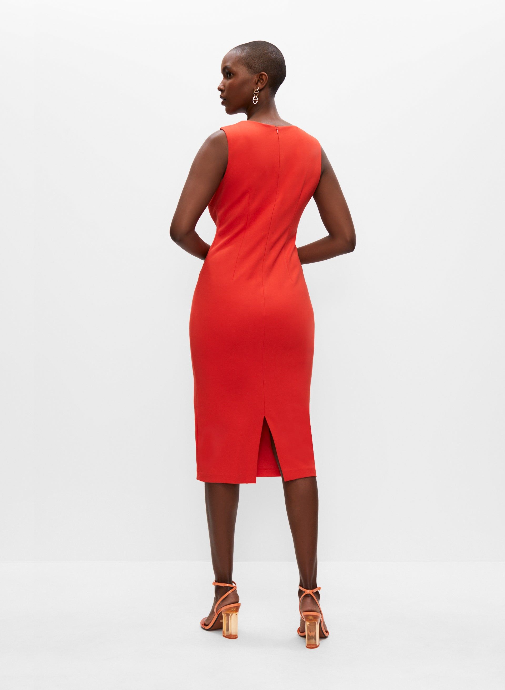 Sleeveless Button Detail Dress sold by Melanie Lyne product image thumbnail 2