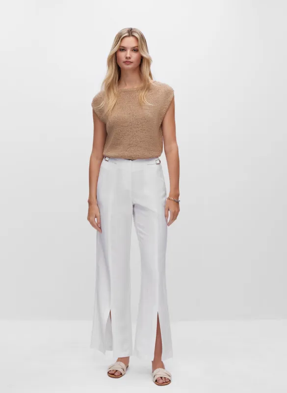 Wide Leg Linen Pants sold by Melanie Lyne