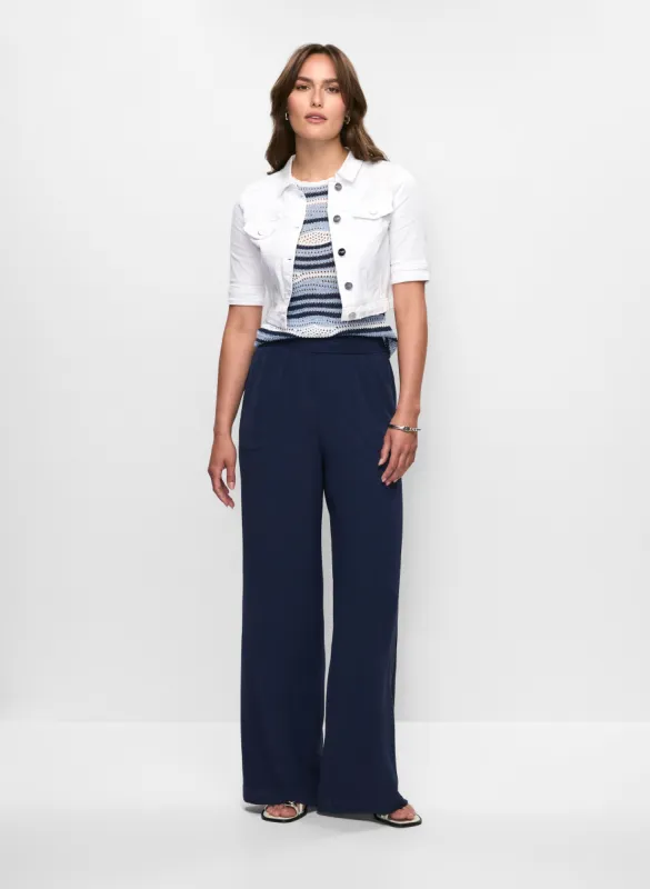 Cropped Jacket & Wide Leg Pants sold by Melanie Lyne