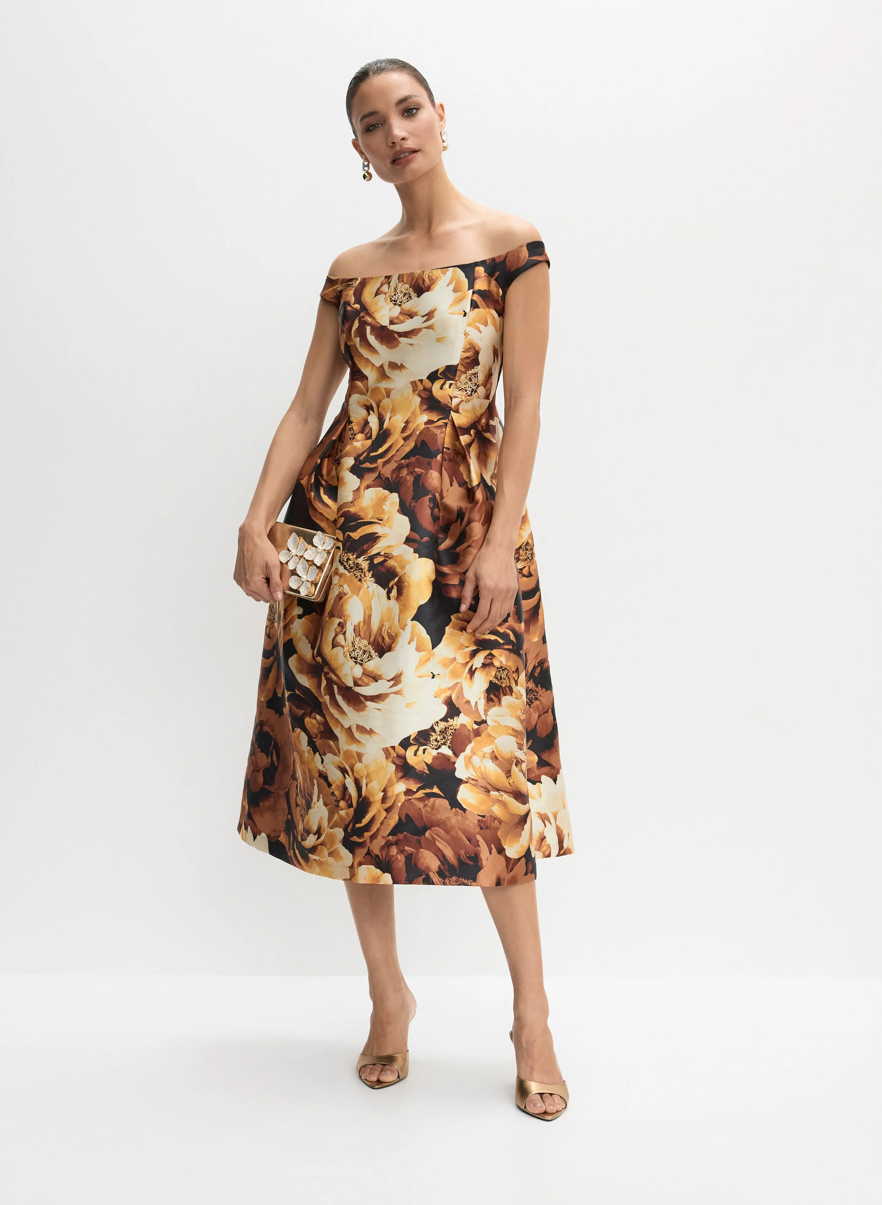 Floral Off-the-Shoulder Dress sold by Melanie Lyne