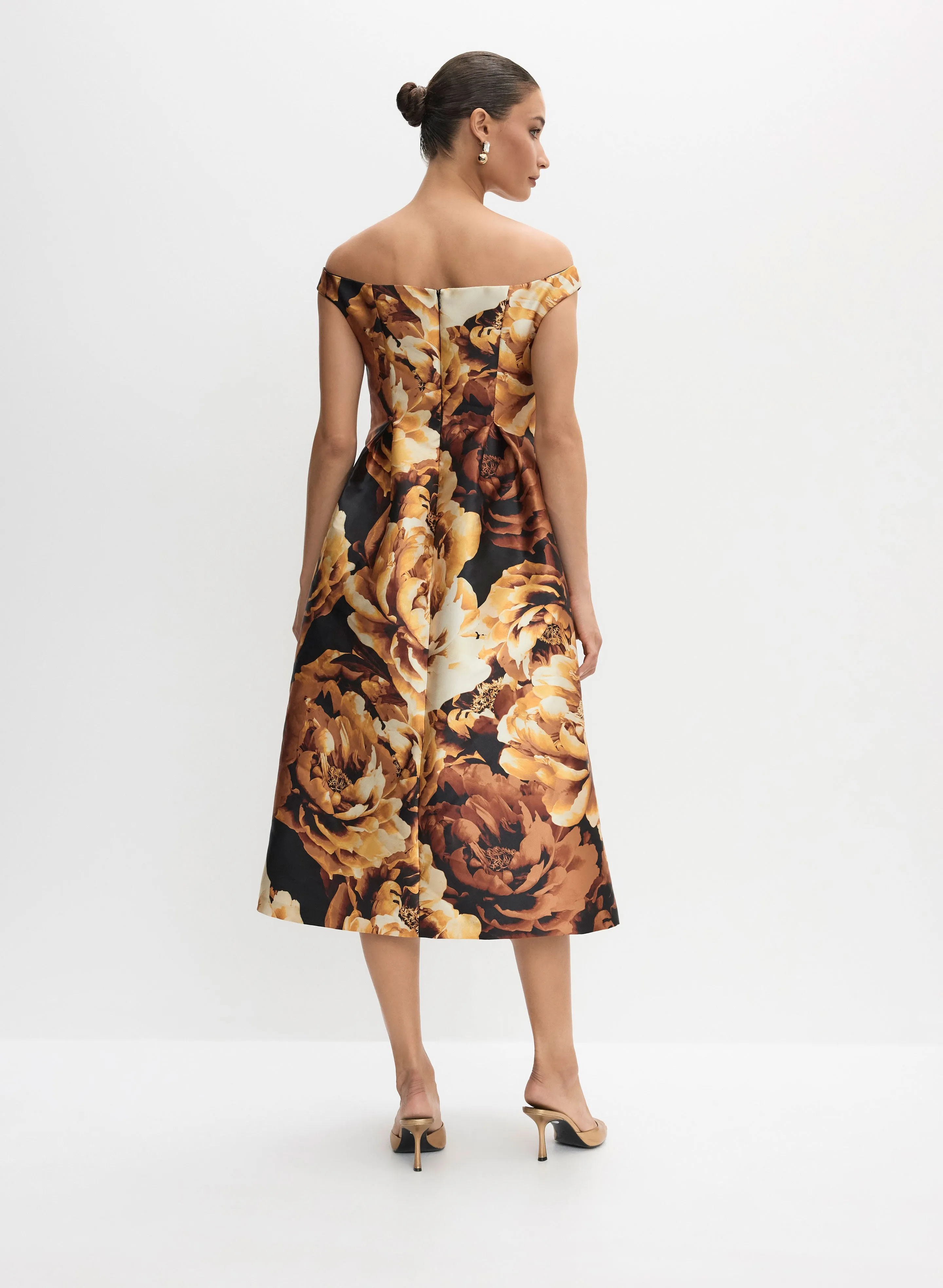 Floral Off-the-Shoulder Dress sold by Melanie Lyne product image thumbnail 3