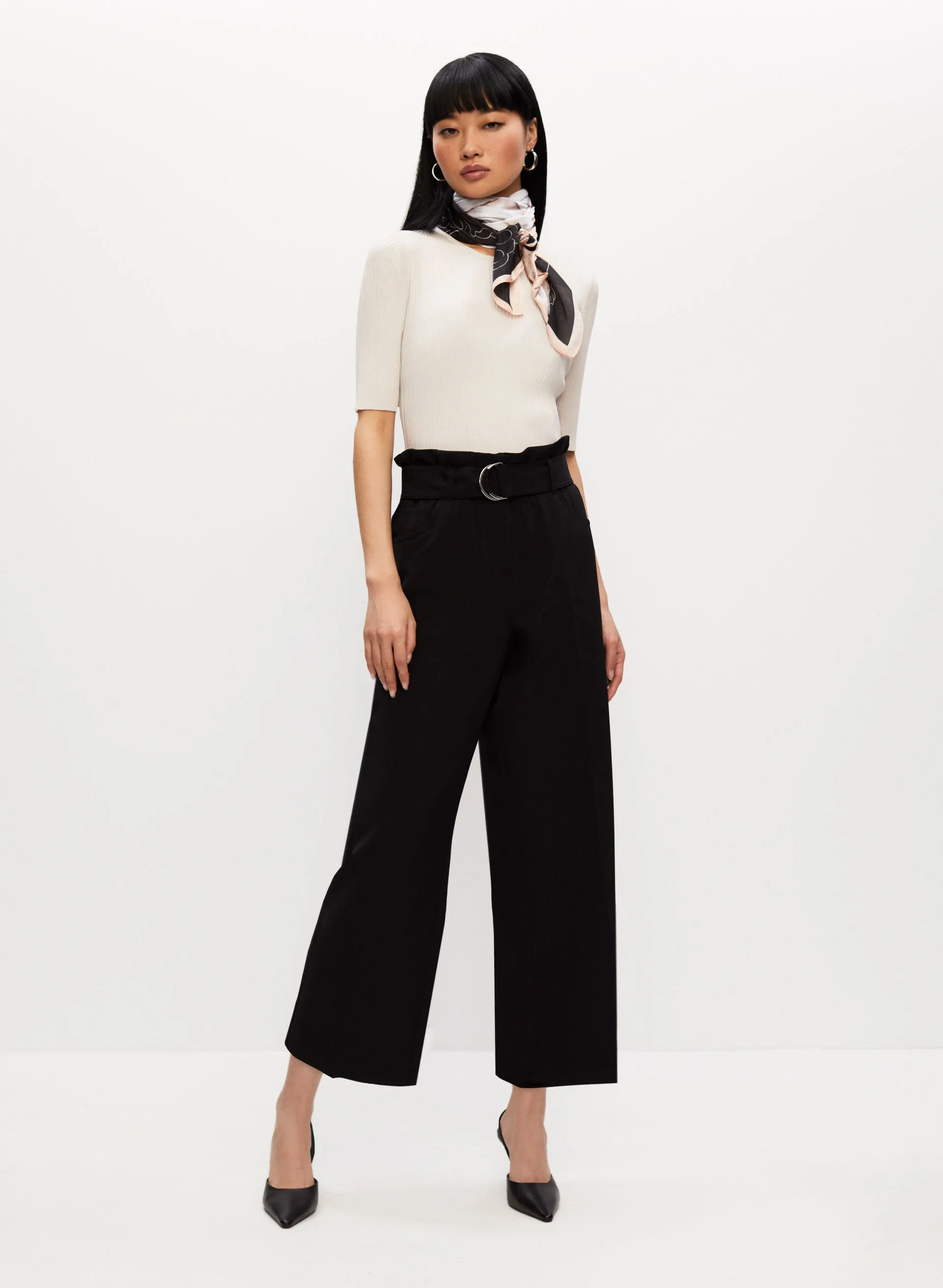 Belt Detail Culotte Pants sold by Melanie Lyne product image thumbnail 3
