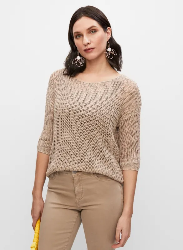 3/4 Sleeve Sweater sold by Melanie Lyne