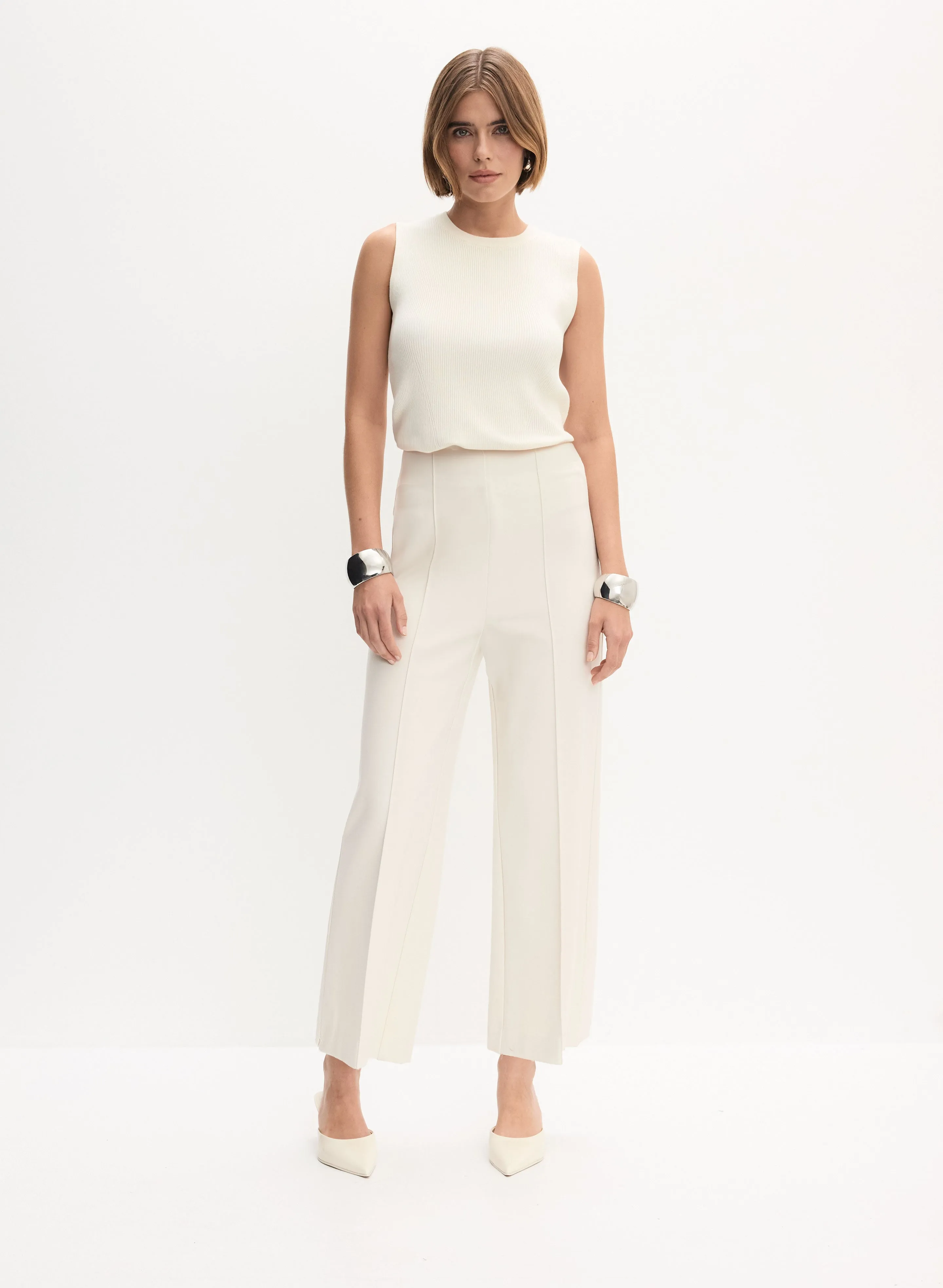 Essential Ribbed Knit Tank Top sold by Melanie Lyne product image thumbnail 4