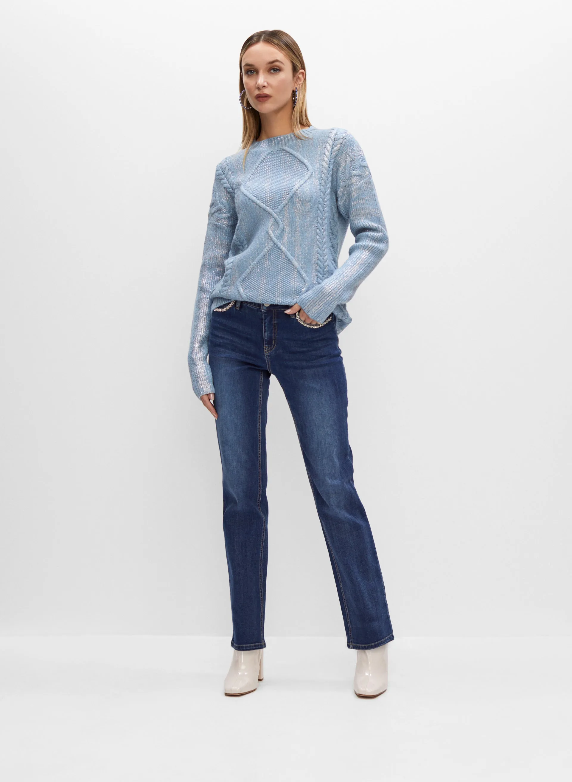 Cable Knit Sweater sold by Melanie Lyne product image thumbnail 3