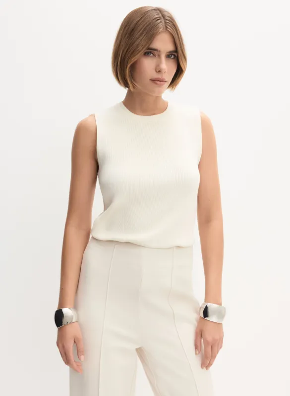 Essential Ribbed Knit Tank Top sold by Melanie Lyne