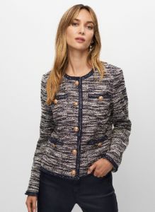 Tweed Button-Down Jacket sold by Melanie Lyne